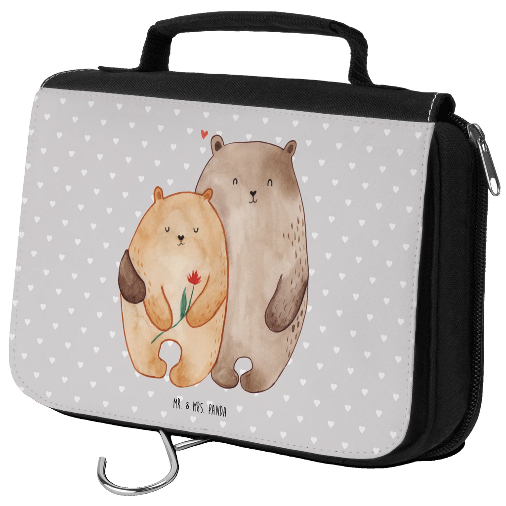 Wash bag Bears in love Toilet bag, Wash bag, Cosmetic bag, To hang up, Gentlemen, Ladies, Love, Loving, Two, Together, Marriage, Engagement, Proposal of marriage, Love gift, gift for her, gift for him, anniversary gift, Proof of love, Girlfriend, Gift Friend, Gift Wedding, Married, Bear, Gift Girlfriend, Anniversary, In love, Engaged, Wedding anniversary, Boyfriend, Partner, Bears