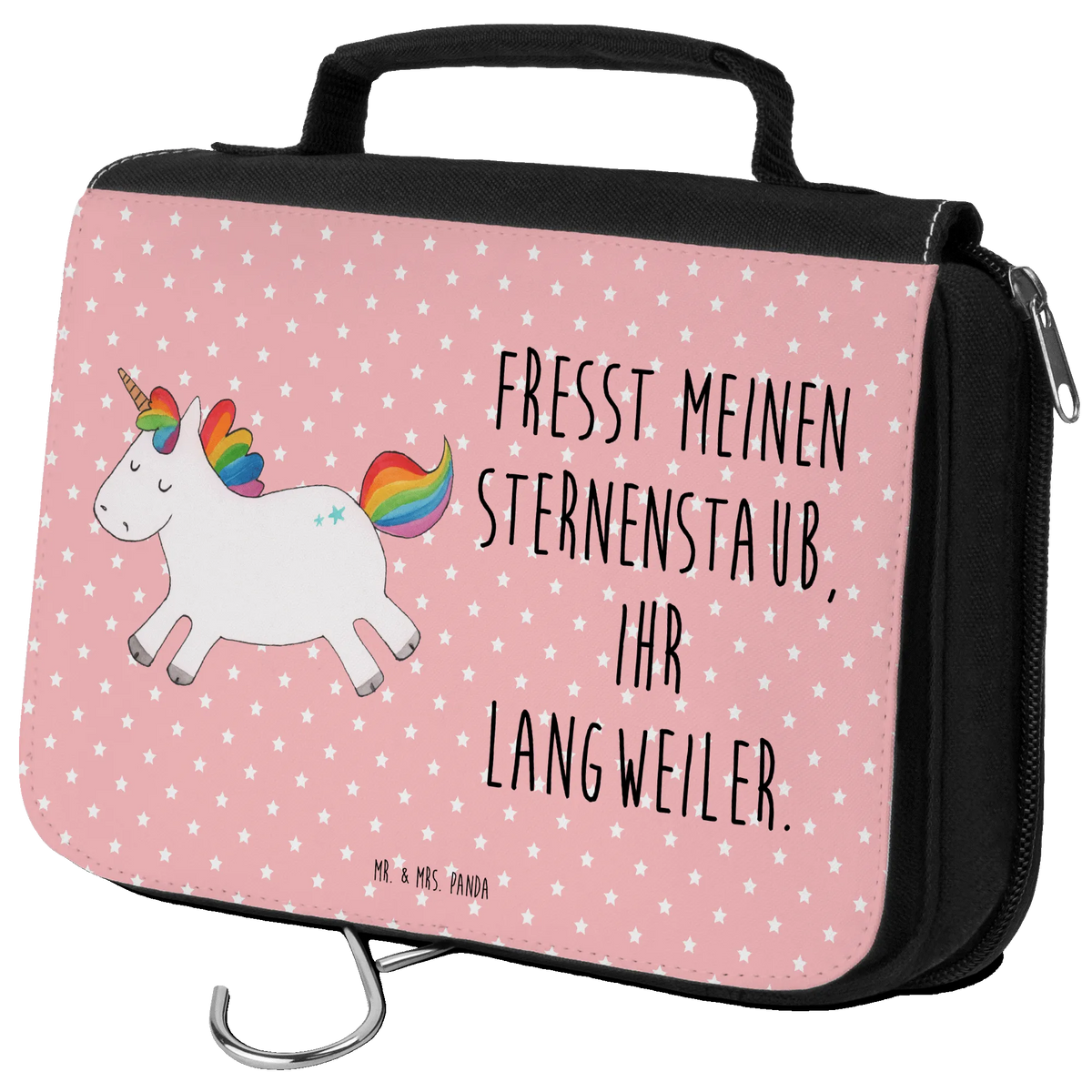 Kulturbeutel Einhorn Happy Reise-Kulturtasche, Necessaire, kulturtäschchen, badtasche, Kosmetikbeutel, Waschbeutel, beauty case, Schminkbeutel, Kosmetiktasche, Kulturbeutel, hygienebeutel, hygienetasche, kosmetiktäschchen, duschbeutel, beautycase, Make-Up Tasche, Schminktasche, Toilettentasche, Kulturtasche, Waschtasche, Reisebeutel, Unicorn, Einhorn, Einhörner, Einhorn Deko, Lachen, Spannend, Lebensfreude, Witzig, Fröhlich, Spaß, glücklich, Freude, Lächeln