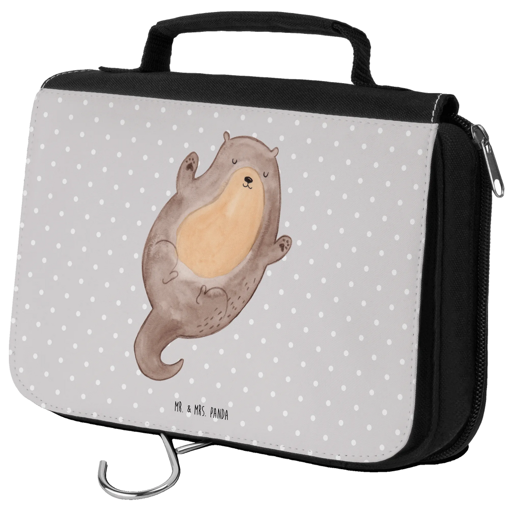 Kulturbeutel Otter Umarmen Necessaire, Kulturbeutel, Waschtasche, Kosmetiktasche, hygienebeutel, Waschbeutel, Reisebeutel, hygienetasche, Schminktasche, badtasche, beautycase, Kulturbeutel Waschbar, Schminkbeutel, Toilettentasche, Kulturtasche, Otter, Fischotter, Seeotter, Otter Seeotter See Otter