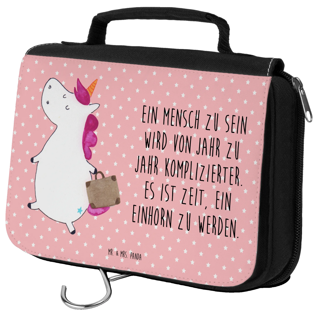 Kulturbeutel Einhorn Koffer duschbeutel, Schminktasche, Waschtasche, beauty case, Reisebeutel, Kulturtasche, Necessaire, Make-Up Tasche, Kosmetiktasche, beautycase, Toilettentasche, kosmetiktäschchen, Kulturbeutel, badtasche, Kosmetikbeutel, Schminkbeutel, hygienebeutel, Reise-Kulturtasche, hygienetasche, kulturtäschchen, Waschbeutel, Unicorn, Einhorn, Einhörner, Einhorn Deko, Verreisen, Reise, Erwachsen, Lustig, Abenteuer, Spaß, Kind, Albern, Witzig, Gepäck, Koffer