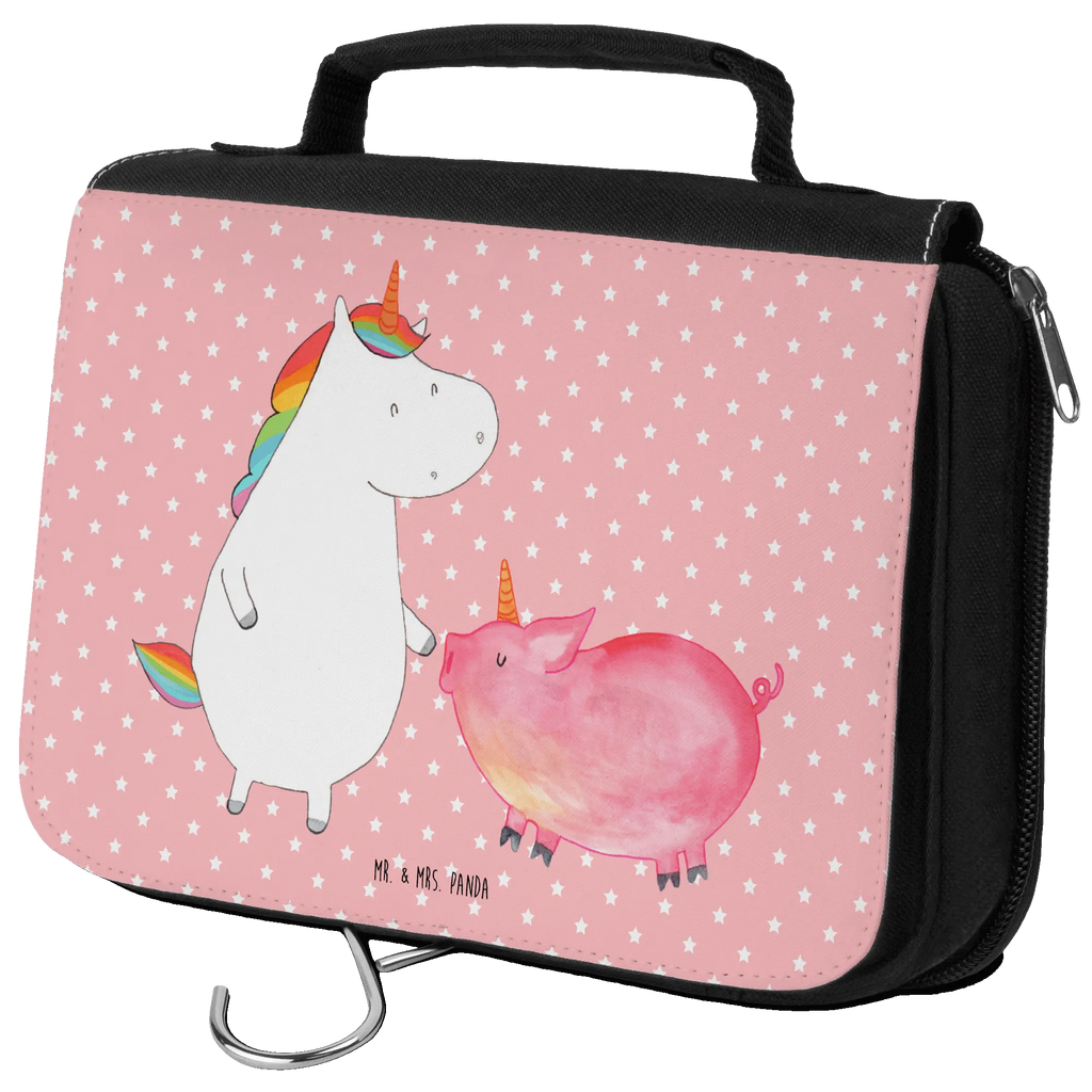 Kulturbeutel Einhorn Schwein Kulturbeutel, hygienetasche, Schminktasche, Waschtasche, Kulturbeutel Waschbar, Necessaire, hygienebeutel, Kulturtasche, Reisebeutel, badtasche, Kosmetiktasche, Toilettentasche, Waschbeutel, beautycase, Schminkbeutel, Unicorn, Einhorn, Einhörner, Einhorn Deko, Schweinchen, Freundschaft, Schwein, Schweinhorn, Freundin