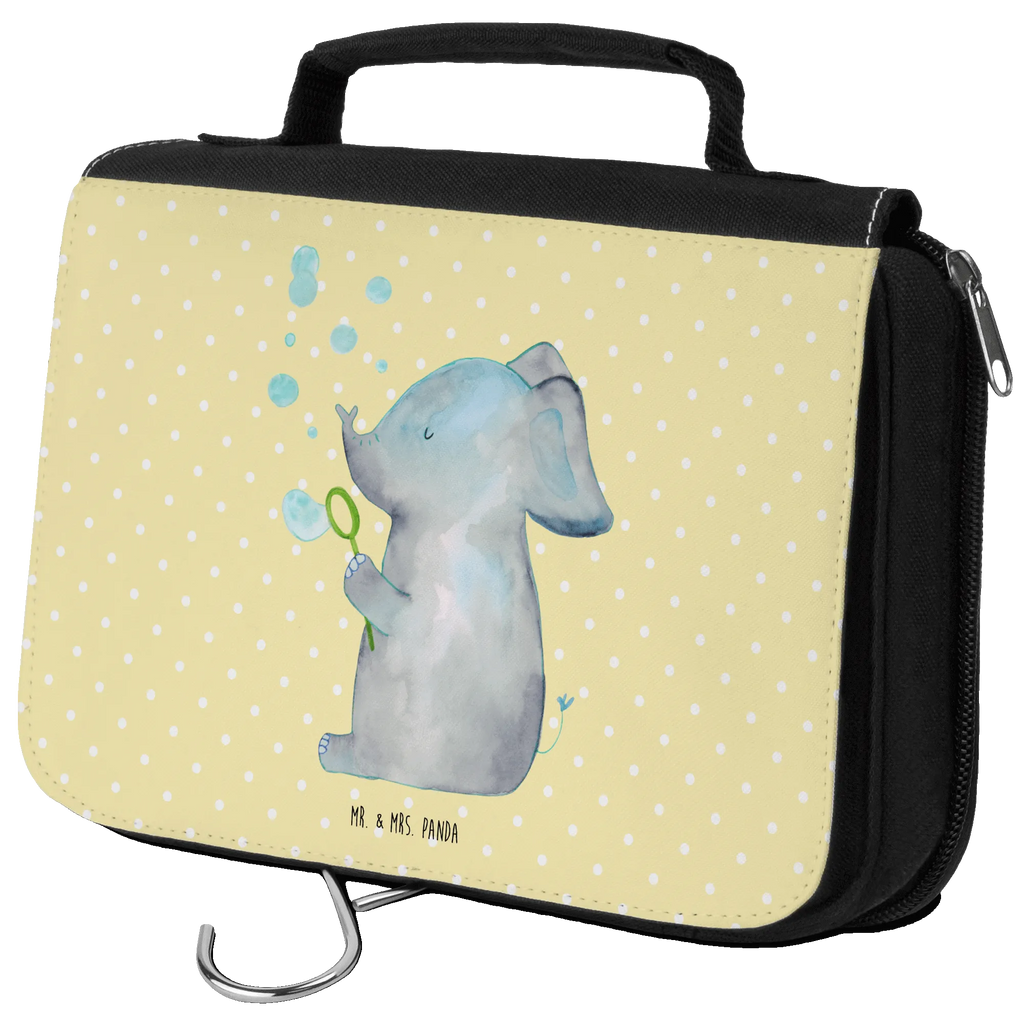 Kosmetyczka słoń bańki mydlane Necessaire, hygienebeutel, Waschbeutel, Kosmetiktasche, Kulturtasche, Kulturbeutel Waschbar, Kulturbeutel, badtasche, beautycase, Schminkbeutel, hygienetasche, Schminktasche, Reisebeutel, Toilettentasche, Waschtasche, Lustige Sprüche, Tiere, Tiermotive, Gute Laune, Elefanten, Seifenblasen, Liebesbeweis, Heimat, Gefühl. Daheim, Liebe, Elefant, Dickhäuter, Rüsseltier, Liebesspruch