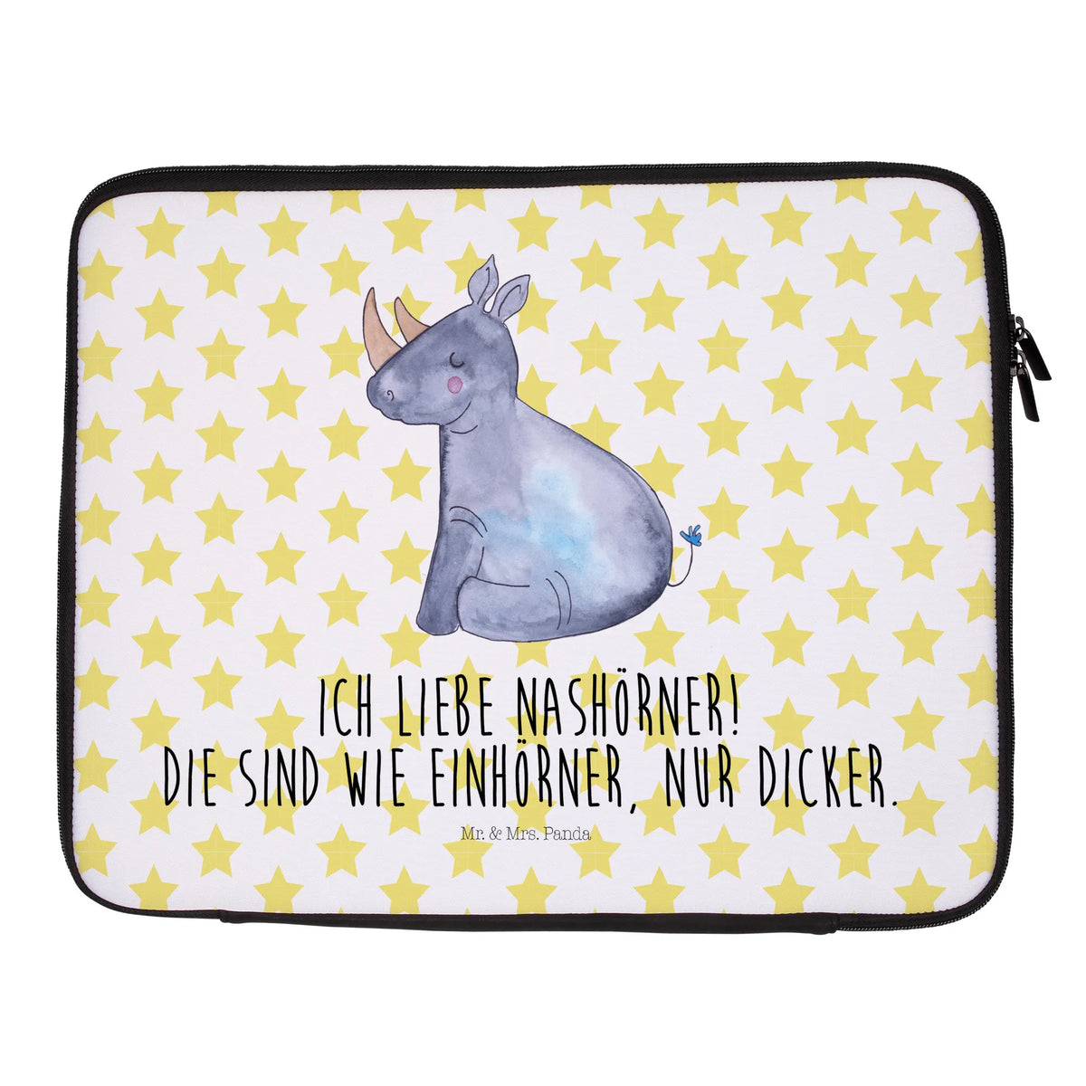 Notebook Tasche Einhorn Nashorn Notebook Tasche, Laptop, Computertasche, Tasche, Notebook-Tasche, Notebook-Reisehülle, Notebook Schutz, Einhorn, Einhörner, Einhorn Deko, Pegasus, Unicorn, Regenbogen, witzig, lustig, Zoo, Glitzer, Einhornpower, Erwachsenwerden, Nashorn, Nashörner