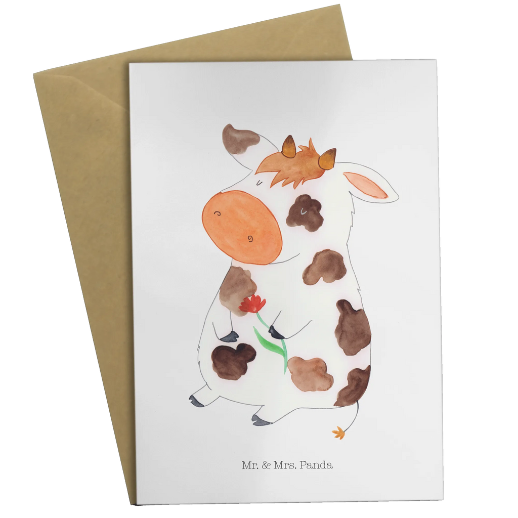 Kartka okolicznościowa Krowa Geburtstagskarte, Grußkarte, Einladungskarte, Ansichtskarten, Karte, Glückwunschkarte, Klappkarte, Hochzeitskarte, Bauernhof, Hoftiere, Landwirt, Landwirtin, Spruch, Flausen, Milchkuh, Kuh, Hof, Milch, Kühe, Magie, Träume, Motivtion