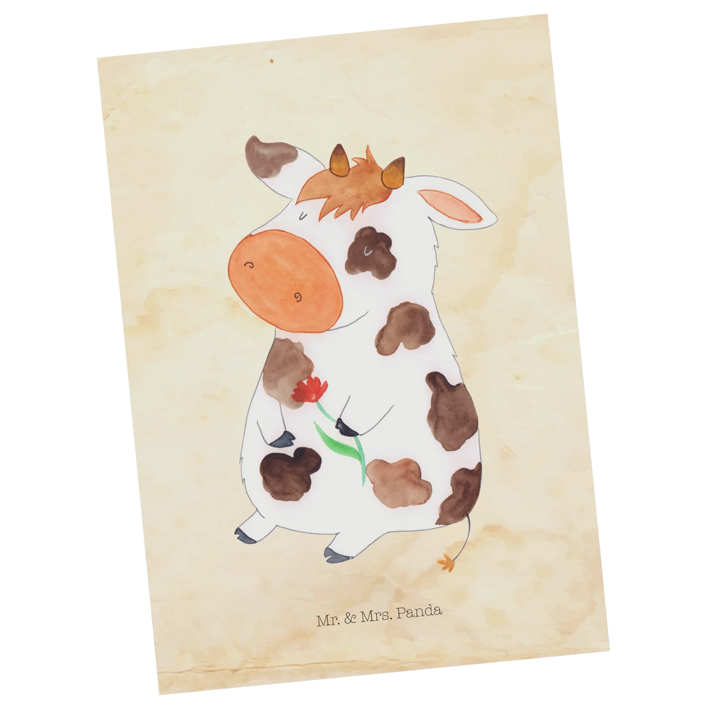 Postcard Cow Postcard, gift, card, letter, invitation, paper, gift card, invitation card, postcards, farm, farm animals, animals, cow, yard, motivtion, saying, magic, dairy cow, milk, nonsense, dreams, cows