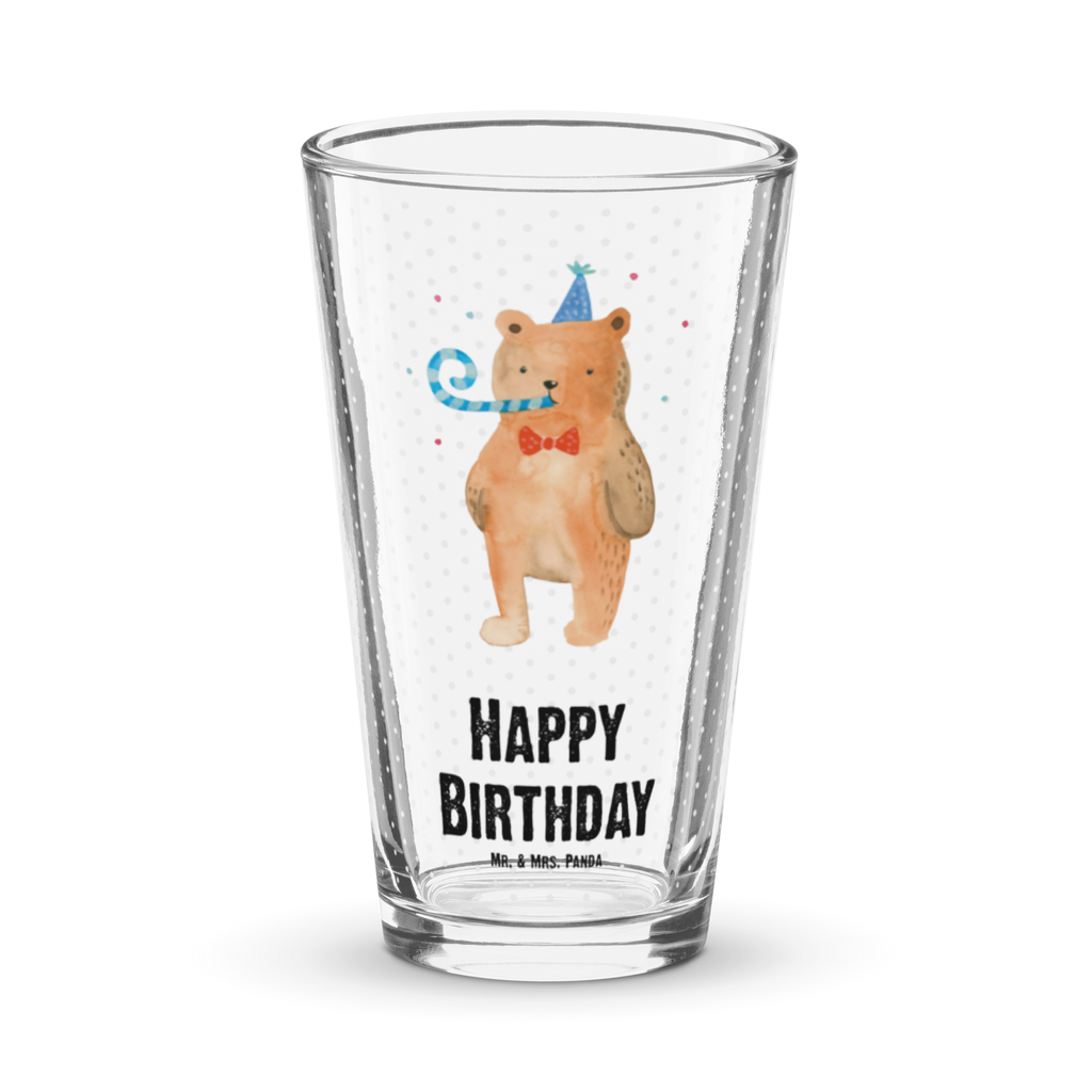 Premium Trinkglas Birthday Bär Trinkglas, Glas, Pint Glas, Bierglas, Cocktail Glas, Wasserglas, Bär, Teddy, Teddybär, Happy Birthday, Alles Gute, Glückwunsch, Geburtstag