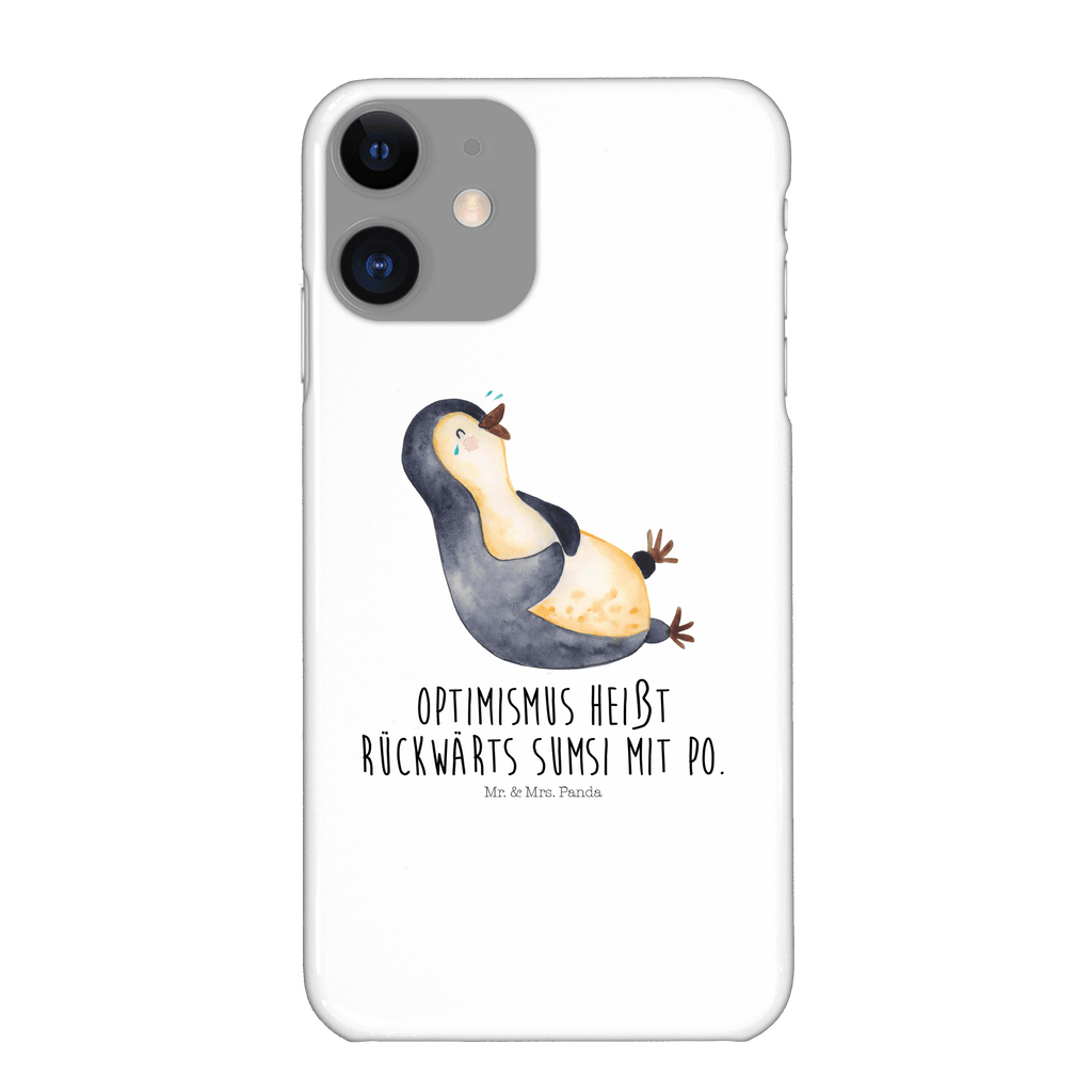 Handyhülle Pinguin Lachen Iphone XR Handyhülle, Iphone XR, Handyhülle, Premium Kunststoff, Pinguin, Pinguine, lustiger Spruch, Optimismus, Fröhlich, Lachen, Humor, Fröhlichkeit