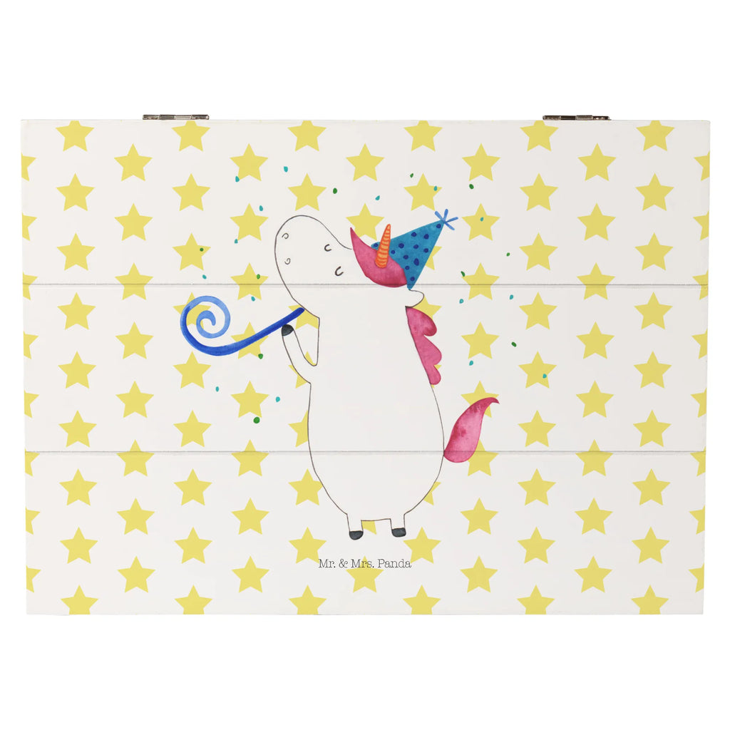 Wooden chest unicorn party memory box, storage box, treasure chest, box, casket, decorative box, Wooden box, XXL, chest, unicorn, unicorns, Glitter, Party, Alcohol, birthday, Club, Feast, Birthday, Birthday present, Disco, Unicorns, Celebration, Confetti