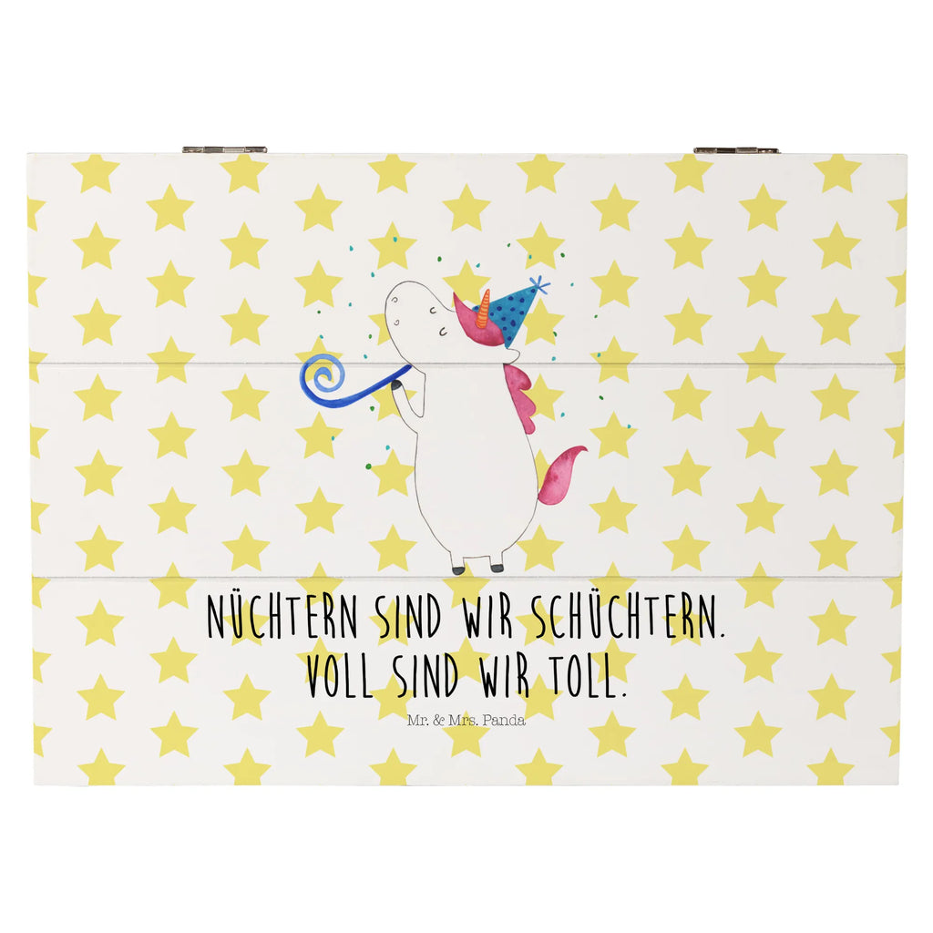 Wooden chest unicorn party memory box, storage box, treasure chest, box, casket, decorative box, Wooden box, XXL, chest, unicorn, unicorns, Glitter, Party, Alcohol, birthday, Club, Feast, Birthday, Birthday present, Disco, Unicorns, Celebration, Confetti