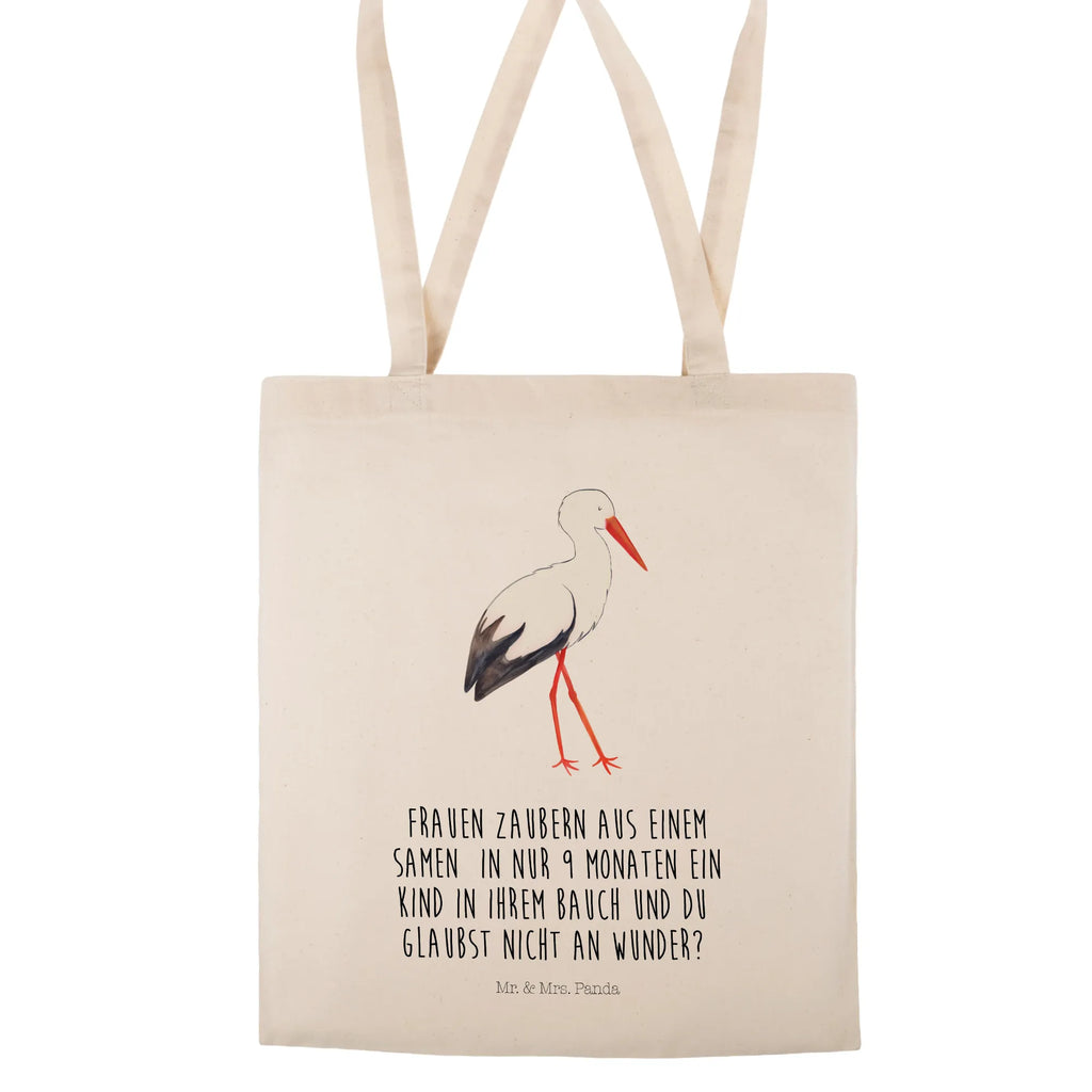 Tote bag Stork Stoffbeutel, Tasche, Laptoptasche, Badetasche, Jutetasche, Stofftasche, Beutel, Jutebeutel, Schultertasche, Beuteltasche, Strandtasche, Tragetasche, Einkaufstasche, Umhängetasche, Shopper, Einkaufstüte, Tiermotive, Gute Laune, lustige Sprüche, Tiere, Mutter werden, Schwangerschaft, Schwanger, Storch, Baby, Mütter, Störche, Mutter, Geburt, Babybauch