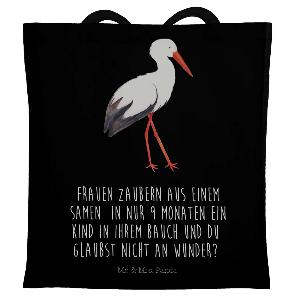 Tote bag Stork Stoffbeutel, Tasche, Laptoptasche, Badetasche, Jutetasche, Stofftasche, Beutel, Jutebeutel, Schultertasche, Beuteltasche, Strandtasche, Tragetasche, Einkaufstasche, Umhängetasche, Shopper, Einkaufstüte, Tiermotive, Gute Laune, lustige Sprüche, Tiere, Mutter werden, Schwangerschaft, Schwanger, Storch, Baby, Mütter, Störche, Mutter, Geburt, Babybauch