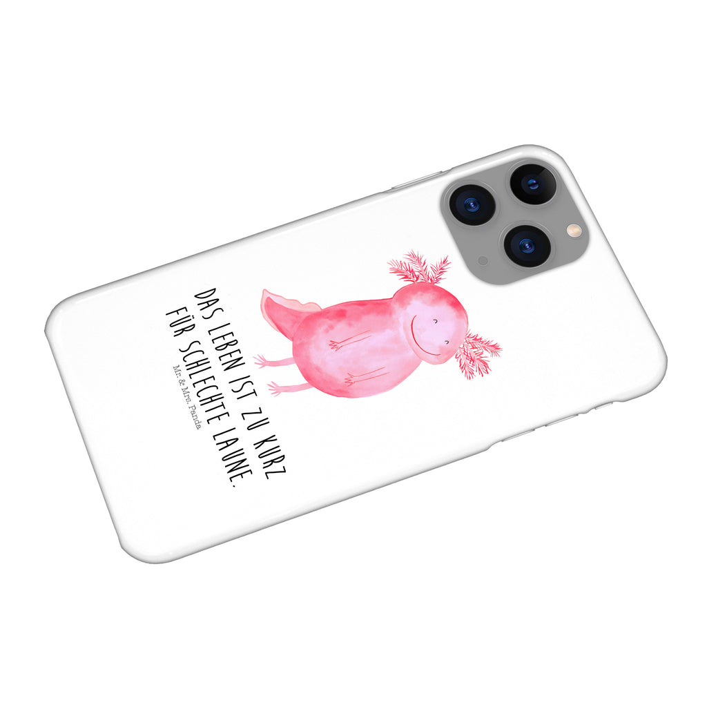 Handyhülle Axolotl Glücklich Iphone 11, Handyhülle, Smartphone Hülle, Handy Case, Handycover, Hülle, Axolotl, Molch, Axolot, Schwanzlurch, Lurch, Lurche, Motivation, gute Laune