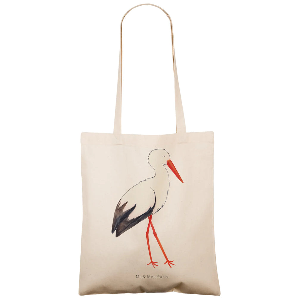 Tote bag Stork Stoffbeutel, Tasche, Laptoptasche, Badetasche, Jutetasche, Stofftasche, Beutel, Jutebeutel, Schultertasche, Beuteltasche, Strandtasche, Tragetasche, Einkaufstasche, Umhängetasche, Shopper, Einkaufstüte, Tiermotive, Gute Laune, lustige Sprüche, Tiere, Mutter werden, Schwangerschaft, Schwanger, Storch, Baby, Mütter, Störche, Mutter, Geburt, Babybauch