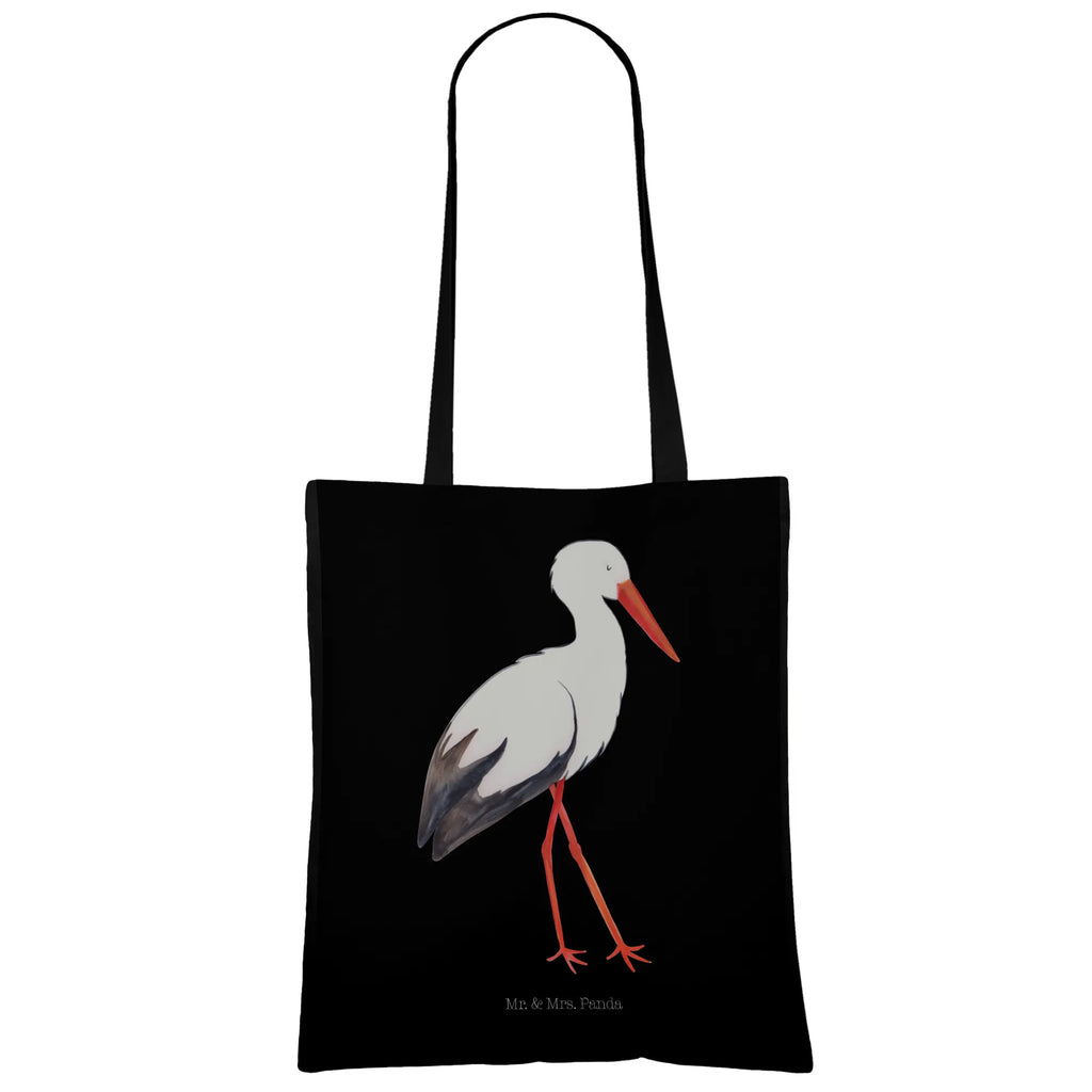 Tote bag Stork Stoffbeutel, Tasche, Laptoptasche, Badetasche, Jutetasche, Stofftasche, Beutel, Jutebeutel, Schultertasche, Beuteltasche, Strandtasche, Tragetasche, Einkaufstasche, Umhängetasche, Shopper, Einkaufstüte, Tiermotive, Gute Laune, lustige Sprüche, Tiere, Mutter werden, Schwangerschaft, Schwanger, Storch, Baby, Mütter, Störche, Mutter, Geburt, Babybauch