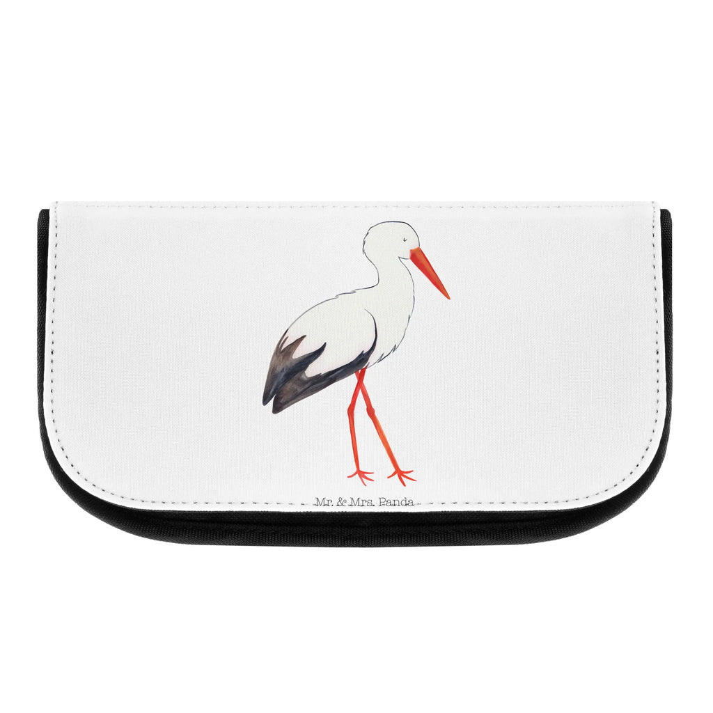 Kosmetiktasche Storch Kulturtasche, Necessaire, Waschtasche, Waschbeutel, beauty tasche, Toilettentasche, utensilientasche, kleines Täschchen, Beauty Bag, kosmetik beutel, reiseschminktasche, reise kosmetiktasche, hygiene tasche, zubehörtasche, Organizer Tasche, Reisenecessaires, Kosmetiktasche, kosmetiktäschchen, Schminkbeutel, Make-Up Bag, bad tasche, Schminktäschchen, beauty case, Beautybag, kulturtäschchen, toilettenbeutel, Schminktasche, Kulturbeutel, Tiere, Tiermotive, Gute Laune, Lustige Sprüche, Babybauch, Schwangerschaft, Störche, Mütter, Baby, Mutter, Geburt, Mutter Werden, Storch, Schwanger