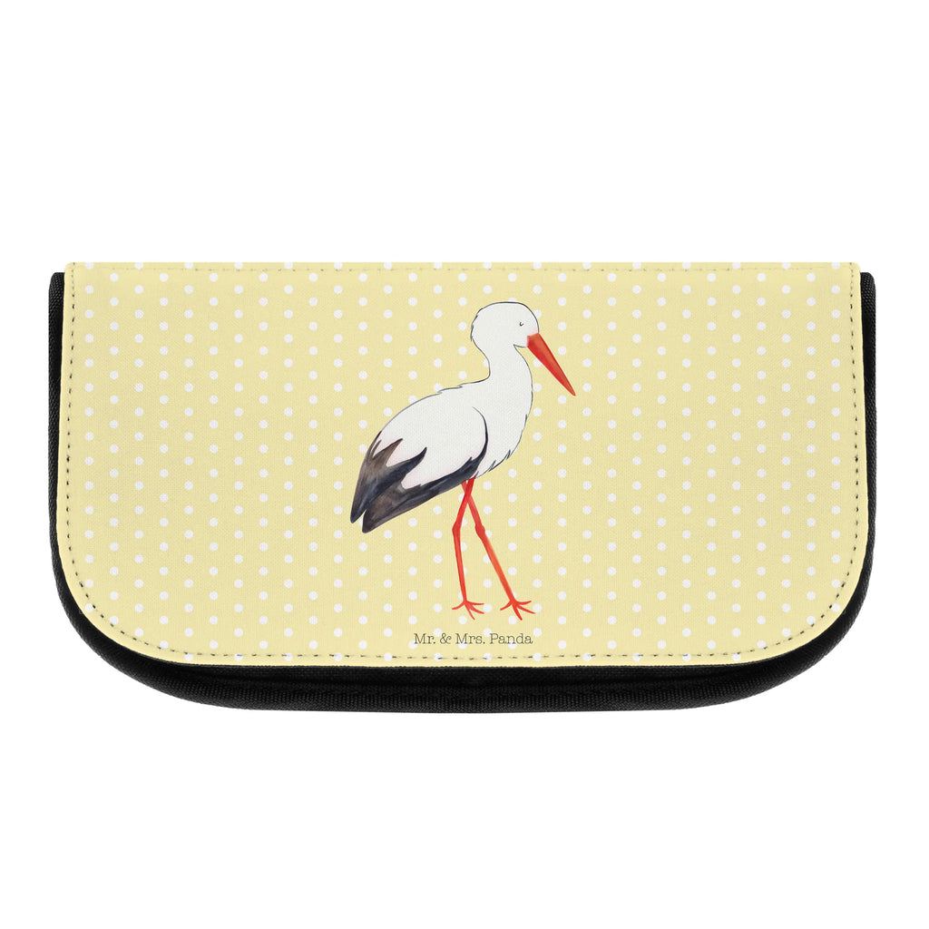 Kosmetiktasche Storch Kulturtasche, Necessaire, Waschtasche, Waschbeutel, beauty tasche, Toilettentasche, utensilientasche, kleines Täschchen, Beauty Bag, kosmetik beutel, reiseschminktasche, reise kosmetiktasche, hygiene tasche, zubehörtasche, Organizer Tasche, Reisenecessaires, Kosmetiktasche, kosmetiktäschchen, Schminkbeutel, Make-Up Bag, bad tasche, Schminktäschchen, beauty case, Beautybag, kulturtäschchen, toilettenbeutel, Schminktasche, Kulturbeutel, Tiere, Tiermotive, Gute Laune, Lustige Sprüche, Babybauch, Schwangerschaft, Störche, Mütter, Baby, Mutter, Geburt, Mutter Werden, Storch, Schwanger