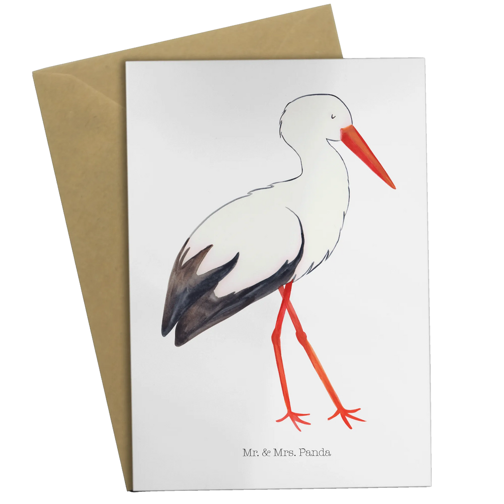 Greetings card Stork greeting card, folding card, wedding card, birthday card, invitation card, small animals, cute, funny, cute animal motives, hand drawn, small world, funny sayings, good mood, happy, gifts, gift ideas, special gifts, animal lover, card, stork, mothers, pregnancy, birth, baby bump, baby, pregnant, mother, becoming a mother