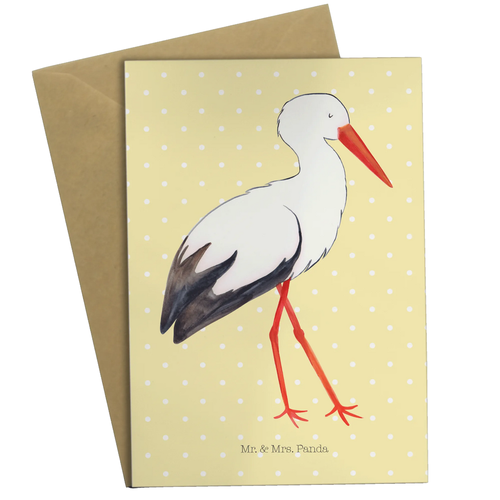 Greetings card Stork greeting card, folding card, wedding card, birthday card, invitation card, small animals, cute, funny, cute animal motives, hand drawn, small world, funny sayings, good mood, happy, gifts, gift ideas, special gifts, animal lover, card, stork, mothers, pregnancy, birth, baby bump, baby, pregnant, mother, becoming a mother