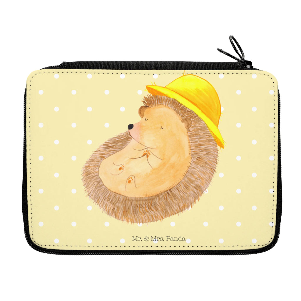 Federmappe Igel Beten Stiftemappe, Mäppchen, Schreibetui, Buntstiftmäppchen, Stiftebeutel, Buntstiftetui, Bleistift Etui, Stifte Etui, Schlampermäppchen, Schulmäppchen, Stiftetasche, Schüleretui, Federmappe Set, Zeichenetui, Stifteetui, Bleistiftetui, Farbstiftetui, Schreibmappe, Malmappe, Federmäppchen, Federtasche, Etui für Stifte, Schuletui, Lustige Sprüche, Tiere, Tiermotive, Gute Laune, Sonnenhut, Igel mit Hut, Beten, Leben, Igel, Amen, Dankbar, Dankbar sein, Dankbarkeit, Genießen, Gott