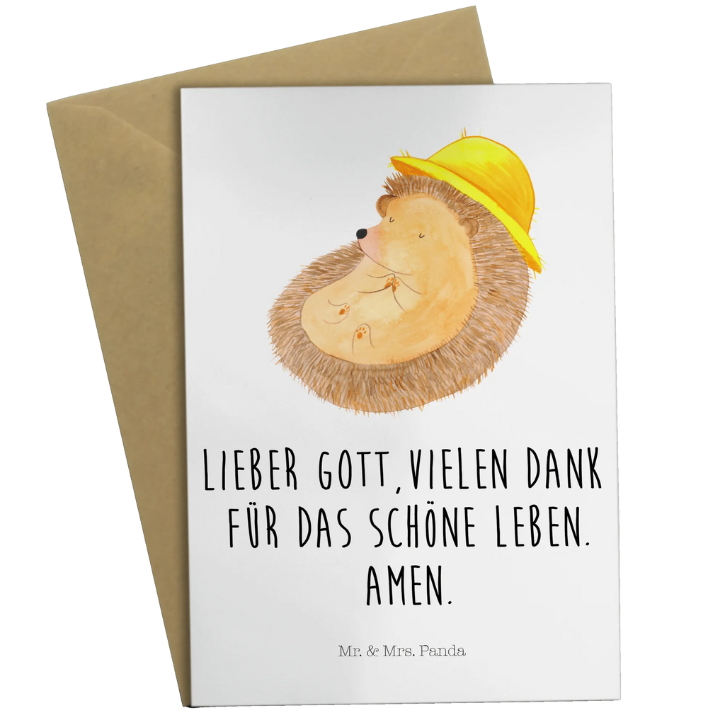 Grußkarte Igel Beten valentinstagskarte, glückwunschkarten, jubiläumskarte, Motivkarte, abiturkarte, Beileidskarte, kommunionskarte, Glückwunschkarte, babykarte, Grußkarte, osterkarte, Klappkarte, vatertagskarte, osterkarten, Grußkarten, weihnachtskarten, spruchkarte, dankeskarten, neujahrskarte, einladungskarten, hochzeitskarten, firmungskarte, genesungskarte, Lustige Sprüche, Tiere, Tiermotive, Gute Laune, Amen, Igel mit Hut, Dankbar sein, Beten, Sonnenhut, Dankbarkeit, Genießen, Igel, Leben, Dankbar, Gott