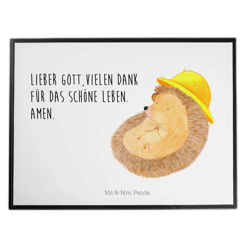 Podkładka na biurko jeż Modlić się Schreibwaren, Schreibtischauflage, Schreibtischunterlage Groß, Schreibunterlage, Büroartikel, Bürobedarf, Schreibtisch Unterlagen, Tiermotive, Gute Laune, lustige Sprüche, Tiere, Dankbarkeit, Sonnenhut, Leben, dankbar, Igel mit Hut, Amen, genießen, Igel, beten, Gott, Dankbar sein