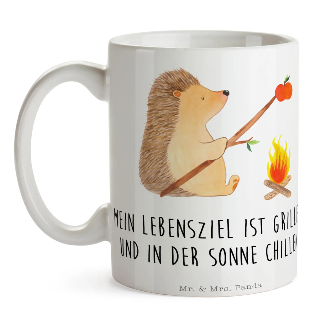 Kubek jeż Grillowanie Kaffeetasse, Teetasse, Bürotasse, Porzellantasse, Geschenktasse, Tasse, Keramiktasse, Tasse mit Zitaten, Tasse mit Motiven, Tiermotive, Gute Laune, lustige Sprüche, Tiere, Motivation, arbeitslos, Grillen, Igel, Ziele, Sinn des Lebens, Spruch