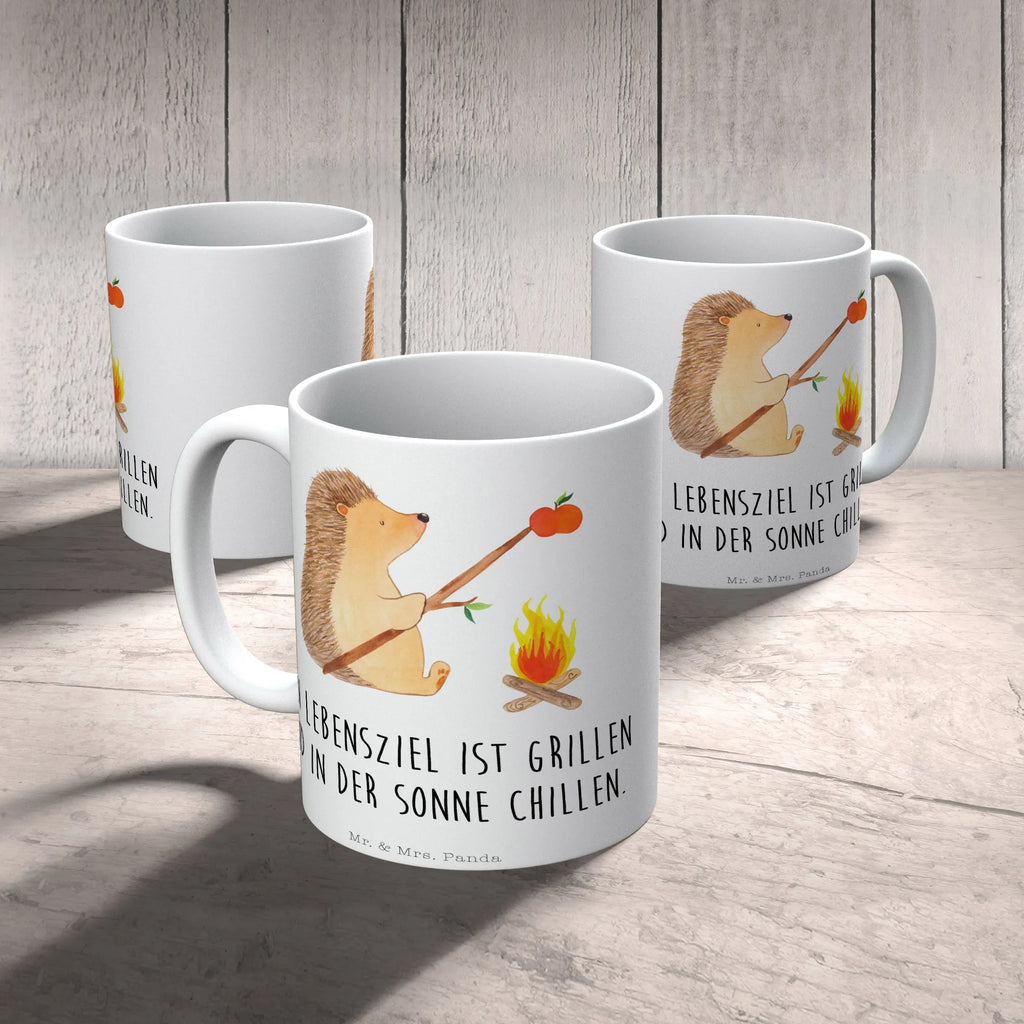 Kubek jeż Grillowanie Kaffeetasse, Teetasse, Bürotasse, Porzellantasse, Geschenktasse, Tasse, Keramiktasse, Tasse mit Zitaten, Tasse mit Motiven, Tiermotive, Gute Laune, lustige Sprüche, Tiere, Motivation, arbeitslos, Grillen, Igel, Ziele, Sinn des Lebens, Spruch