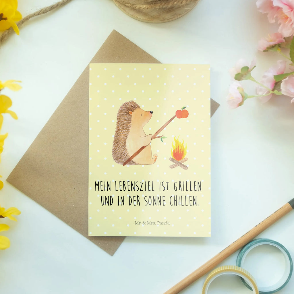 Greetings card Hedgehog grilling valentinstagskarte, jubiläumskarte, abiturkarte, Klappkarte, osterkarten, babykarte, dankeskarten, Glückwunschkarte, vatertagskarte, Grußkarte, Grußkarten, firmungskarte, spruchkarte, hochzeitskarten, glückwunschkarten, einladungskarten, osterkarte, Beileidskarte, weihnachtskarten, kommunionskarte, neujahrskarte, Motivkarte, genesungskarte, Tiere, Tiermotive, Lustige Sprüche, Gute Laune, Sinn Des Lebens, Arbeitslos, Spruch, Ziele, Motivation, Grillen, Igel