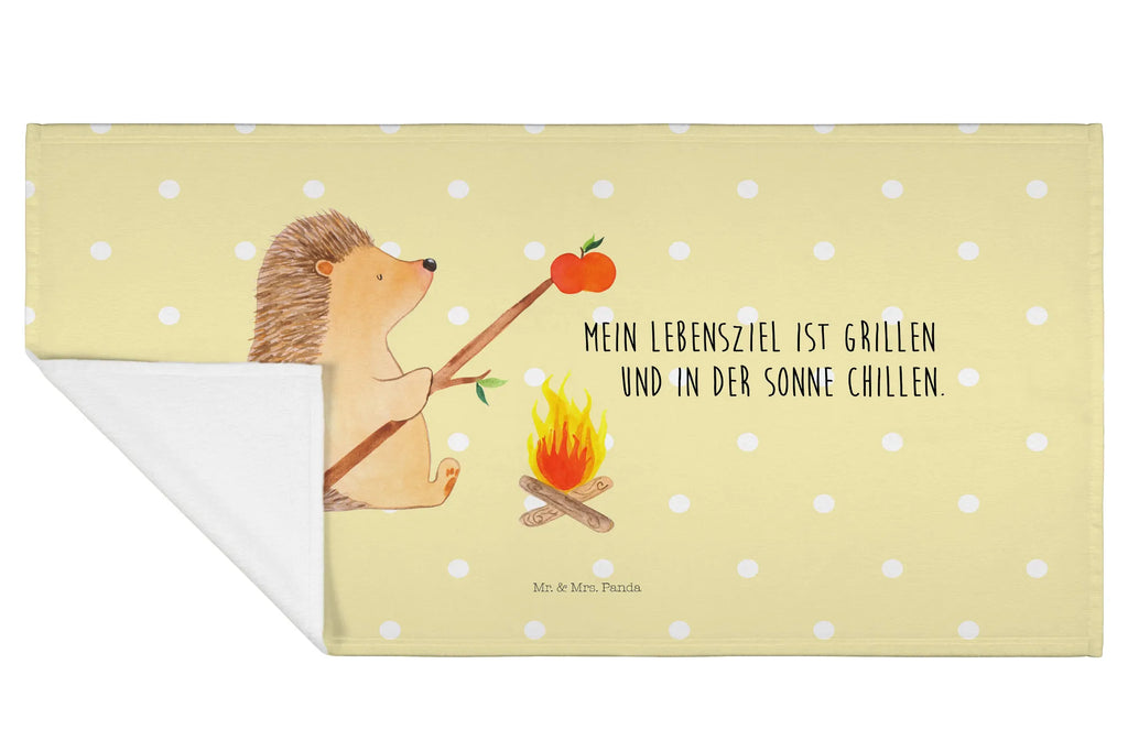 50 x 100 ręcznik jeż Grillowanie Motywy zwierzęce, dobra energia, zabawne powiedzonka, zwierzęta