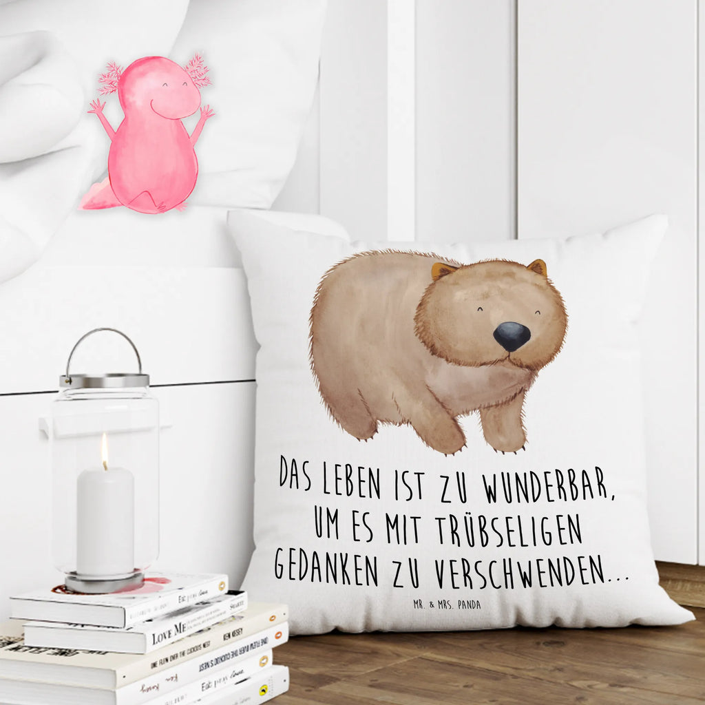 Cushion Wombat Sofakissen, Kissen 40x40, sofakissen, Kissenhülle, Dekokissen, Kopfkissen, Sofakissen 40x40, Dekokissen 40x40, Kopfkissen 40x40, Kissenhülle 40x40, Couchkissen, Motivkissen, Kissen, sitzkissen, Zierkissen, Kissen 40x40 Waschbar, Kissenbezug 40x40, Kissenbezüge, Dekokissen Sofa, Tiermotive, Gute Laune, lustige Sprüche, Tiere, Wombat, Motivation, Das Leben ist schön, Spruch, Australien