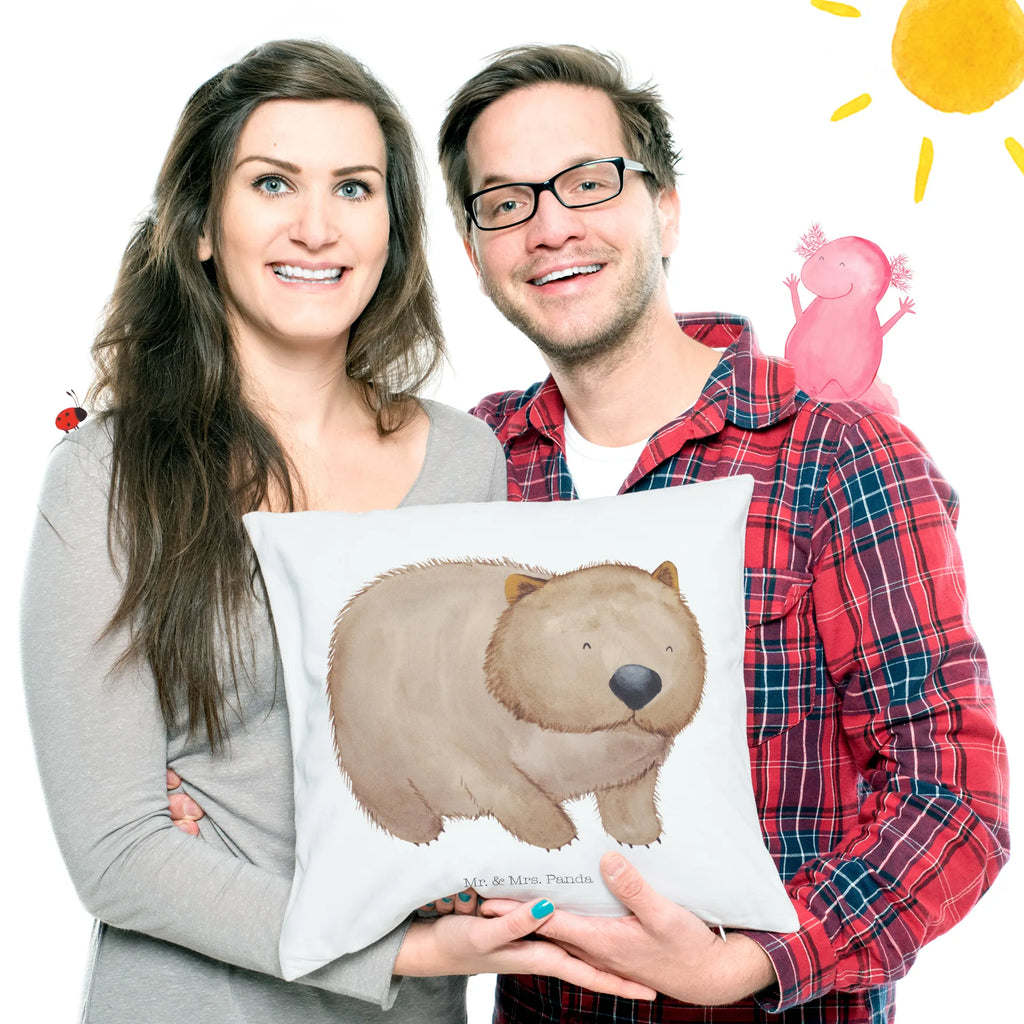 Cushion Wombat Sofakissen, Kissen 40x40, sofakissen, Kissenhülle, Dekokissen, Kopfkissen, Sofakissen 40x40, Dekokissen 40x40, Kopfkissen 40x40, Kissenhülle 40x40, Couchkissen, Motivkissen, Kissen, sitzkissen, Zierkissen, Kissen 40x40 Waschbar, Kissenbezug 40x40, Kissenbezüge, Dekokissen Sofa, Tiermotive, Gute Laune, lustige Sprüche, Tiere, Wombat, Motivation, Das Leben ist schön, Spruch, Australien