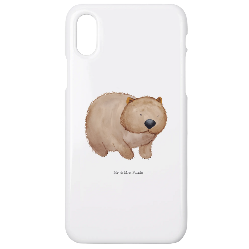 Phone case Wombat mobile phone case, mobile phone, Iphone 10, mobile cover, Iphone X, case, cover, small animals, cute, funny, cute animal motives, hand drawn, small world, funny sayings, good mood, happy, gifts, gift ideas, special gifts, animal lover, card, Wombat, Australia, motivation, saying, life is beautiful