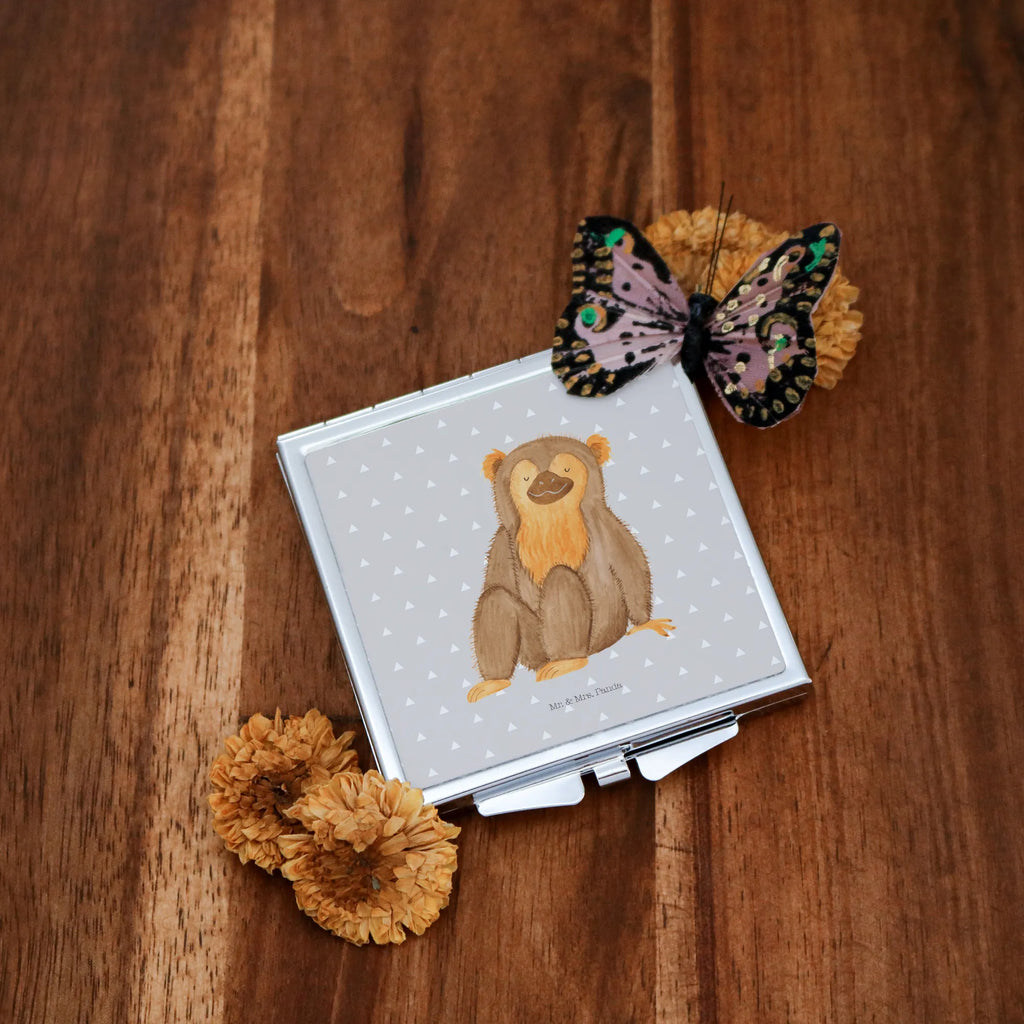 Handbag mirror Monkey Taschen-Kosmetikspiegel, Klappbarer Handspiegel, Klappspiegel, Kosmetikspiegel Klein, Handspiegel Für Damen, Spiegel Für Schminktasche, Reise Spiegel, Spiegel Für Handtasche, Spiegel Für Unterwegs, Handspiegel Mit Hülle, Handspiegel Zum Mitnehmen, Design Taschenspiegel, Handtaschenspiegel, Taschenspiegel, Quadratischer Handspiegel, Handspiegel Geschenkidee, Kompaktspiegel, Deko Handspiegel, Spiegel Für Make-Up Tasche, Mini Spiegel, Silber, Runder Taschenspiegel, Schminkspiegel To Go, Schminkspiegel Kompakt, Klappbarer Taschenspiegel, Tragbarer Spiegel, Vintage Kompaktspiegel, Wildtiere, Afrika, Respekt, Äffchen, Affe, Affen, Selfcare, Selbstachtung, Liebe, Selbstliebe, Motivation, Selbstbewusstsein