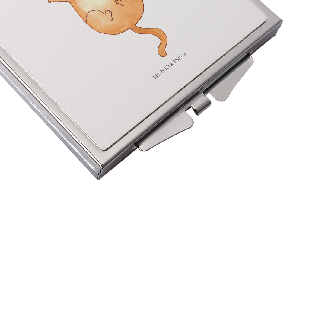 Kwadratowe lusterko do torebki kotka Przytulić Kot, motyw kotów, miłośnik kotów, dekoracje z kotami, przyjaciel kotów, entuzjasta kotów, produkty dla kotów, artykuły dla kotów, akcesoria dla kotów, pamiątki z kotami, produkty dla miłośników kotów, motywy kotów