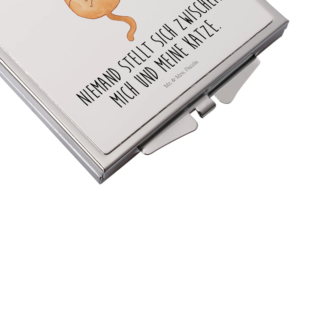 Kwadratowe lusterko do torebki kotka Przytulić Kot, motyw kotów, miłośnik kotów, dekoracje z kotami, przyjaciel kotów, entuzjasta kotów, produkty dla kotów, artykuły dla kotów, akcesoria dla kotów, pamiątki z kotami, produkty dla miłośników kotów, motywy kotów