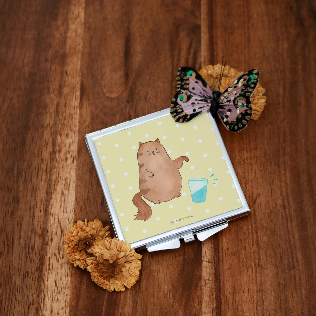 Kwadratowe lusterko do torebki kot szklanka wody Spiegel Für Schminktasche, Handspiegel Geschenkidee, Handspiegel Für Damen, Klappbarer Taschenspiegel, Design Taschenspiegel, Vintage Kompaktspiegel, Quadratischer Handspiegel, Runder Taschenspiegel, Handtaschenspiegel, Spiegel Für Handtasche, Mini Spiegel, Reise Spiegel, Handspiegel Mit Hülle, Taschenspiegel, Klappspiegel, Kosmetikspiegel Klein, Deko Handspiegel, Kompaktspiegel, Spiegel Für Make-Up Tasche, Schminkspiegel Kompakt, Spiegel Für Unterwegs, Klappbarer Handspiegel, Handspiegel Zum Mitnehmen, Taschen-Kosmetikspiegel, Schminkspiegel To Go, Tragbarer Spiegel, Katze, Katzenmotiv, Katzenfan, Katzendeko, Katzenfreund, Katzenliebhaber, Katzenprodukte, Katzenartikel, Katzenaccessoires, Katzensouvenirs, Katzenliebhaberprodukte, Katzenmotive, Katzenbesitzerin, Katzenhalter, Wasser, Katzen, Kater, Haustier, Mietze, Cats, Cat, Glas