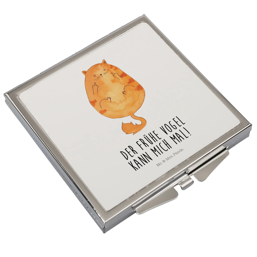Handbag mirror Cat Early riser Handspiegel Geschenkidee, Spiegel Für Make-Up Tasche, Design Taschenspiegel, Handtaschenspiegel, Taschenspiegel, Klappspiegel, Silber, Handspiegel Mit Hülle, Handspiegel Für Damen, Schminkspiegel Kompakt, Handspiegel Zum Mitnehmen, Deko Handspiegel, Reise Spiegel, Spiegel Für Unterwegs, Spiegel Für Handtasche, Vintage Kompaktspiegel, Spiegel Für Schminktasche, Mini Spiegel, Kosmetikspiegel Klein, Runder Taschenspiegel, Tragbarer Spiegel, Taschen-Kosmetikspiegel, Quadratischer Handspiegel, Klappbarer Handspiegel, Klappbarer Taschenspiegel, Kompaktspiegel, Schminkspiegel To Go, Katzenaccessoires, Katzenfan, Katze, Katzendeko, Katzenartikel, Katzenfreund, Katzenprodukte, Katzenliebhaber, Katzenmotiv, Katzenmotive, Katzenliebhaberprodukte, Katzensouvenirs, Frühaufsteher, Der Frühe Vogel Kann Mich Mal, Katzen, Kaffee, Kater, Morgenmuffel, Mietze