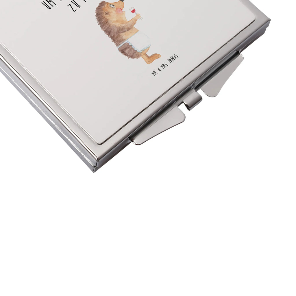 Handbag mirror Hedgehog wine Handspiegel Für Damen, Tragbarer Spiegel, Spiegel Für Make-Up Tasche, Klappspiegel, Runder Taschenspiegel, Mini Spiegel, Quadratischer Handspiegel, Klappbarer Handspiegel, Kosmetikspiegel Klein, Handspiegel Geschenkidee, Silber, Vintage Kompaktspiegel, Deko Handspiegel, Kompaktspiegel, Handtaschenspiegel, Taschenspiegel, Schminkspiegel Kompakt, Schminkspiegel To Go, Handspiegel Zum Mitnehmen, Taschen-Kosmetikspiegel, Design Taschenspiegel, Spiegel Für Schminktasche, Spiegel Für Unterwegs, Spiegel Für Handtasche, Klappbarer Taschenspiegel, Handspiegel Mit Hülle, Reise Spiegel, Gute Laune, Tiermotive, Tiere, Lustige Sprüche, Igel, Geschenk Weintrinker, Wein Deko, Geschenk Weinliebhaber, Rotwein, Weißwein, Wein trinken, Weinglas, Wein Spruch