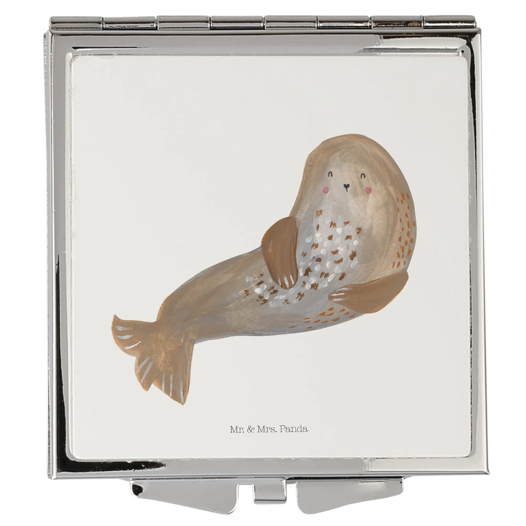 Handbag mirror seal Laugh Mini Spiegel, Taschen-Kosmetikspiegel, Klappspiegel, Kosmetikspiegel Klein, Handspiegel Geschenkidee, Kompaktspiegel, Handspiegel Für Damen, Tragbarer Spiegel, Taschenspiegel, Handspiegel Zum Mitnehmen, Spiegel Für Schminktasche, Reise Spiegel, Klappbarer Taschenspiegel, Spiegel Für Unterwegs, Spiegel Für Handtasche, Silber, Spiegel Für Make-Up Tasche, Quadratischer Handspiegel, Vintage Kompaktspiegel, Deko Handspiegel, Runder Taschenspiegel, Handtaschenspiegel, Schminkspiegel To Go, Klappbarer Handspiegel, Schminkspiegel Kompakt, Design Taschenspiegel, Handspiegel Mit Hülle, Lustige Sprüche, Gute Laune, Tiermotive, Tiere, Strand, Meerestier, Robbe, Seehund, Ostsee, Robben, Nordsee
