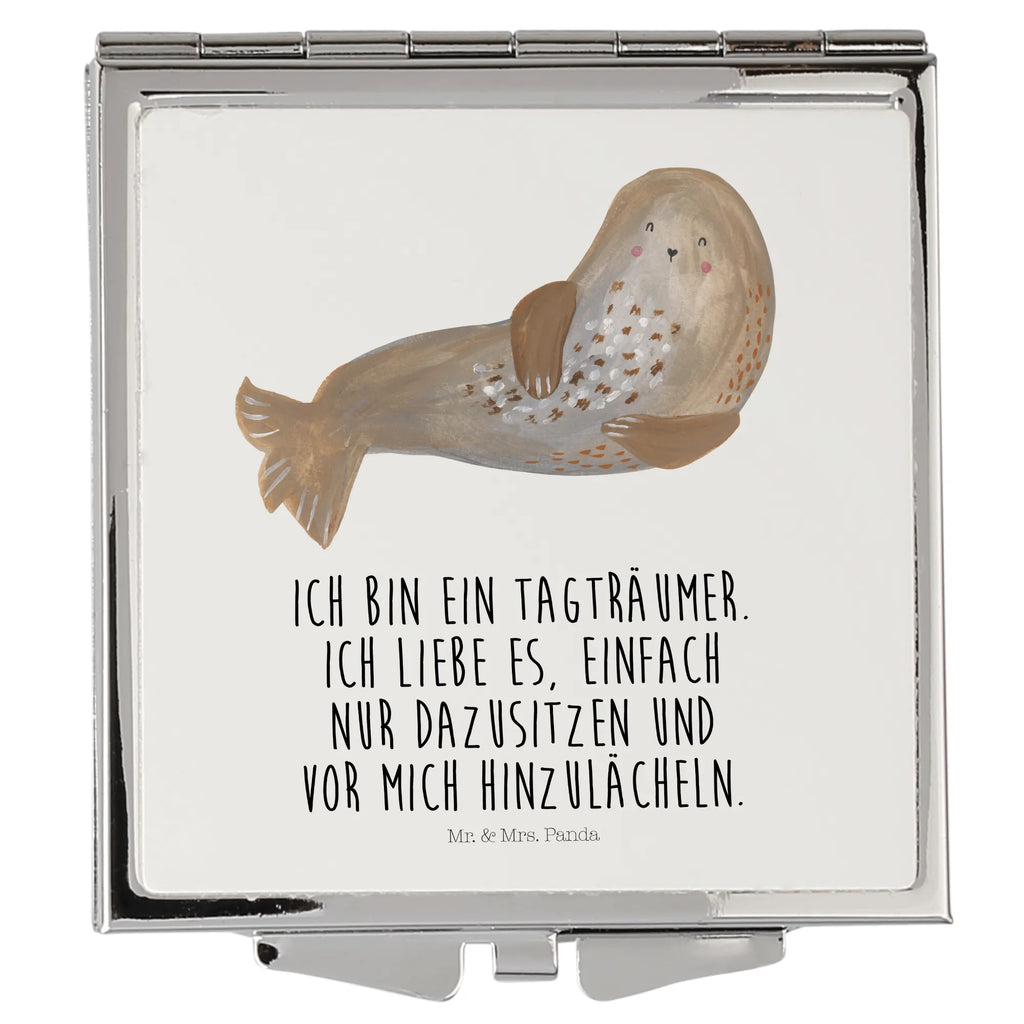 Handbag mirror seal Laugh Mini Spiegel, Taschen-Kosmetikspiegel, Klappspiegel, Kosmetikspiegel Klein, Handspiegel Geschenkidee, Kompaktspiegel, Handspiegel Für Damen, Tragbarer Spiegel, Taschenspiegel, Handspiegel Zum Mitnehmen, Spiegel Für Schminktasche, Reise Spiegel, Klappbarer Taschenspiegel, Spiegel Für Unterwegs, Spiegel Für Handtasche, Silber, Spiegel Für Make-Up Tasche, Quadratischer Handspiegel, Vintage Kompaktspiegel, Deko Handspiegel, Runder Taschenspiegel, Handtaschenspiegel, Schminkspiegel To Go, Klappbarer Handspiegel, Schminkspiegel Kompakt, Design Taschenspiegel, Handspiegel Mit Hülle, Lustige Sprüche, Gute Laune, Tiermotive, Tiere, Strand, Meerestier, Robbe, Seehund, Ostsee, Robben, Nordsee