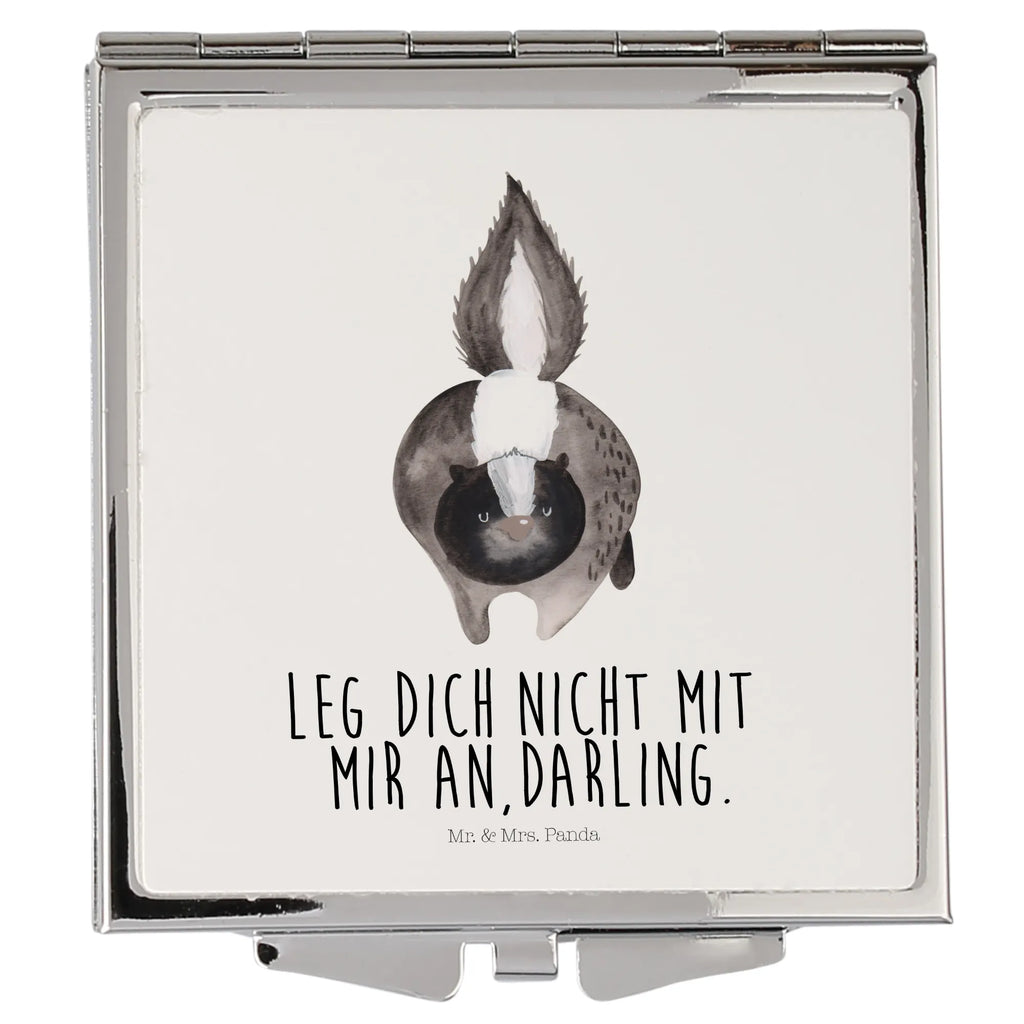 Handbag mirror skunk attack Vintage Kompaktspiegel, Taschenspiegel, Taschen-Kosmetikspiegel, Klappbarer Handspiegel, Schminkspiegel To Go, Klappspiegel, Silber, Tragbarer Spiegel, Deko Handspiegel, Quadratischer Handspiegel, Spiegel Für Unterwegs, Spiegel Für Make-Up Tasche, Spiegel Für Schminktasche, Handspiegel Geschenkidee, Design Taschenspiegel, Klappbarer Taschenspiegel, Reise Spiegel, Handspiegel Für Damen, Handtaschenspiegel, Spiegel Für Handtasche, Kompaktspiegel, Kosmetikspiegel Klein, Runder Taschenspiegel, Mini Spiegel, Schminkspiegel Kompakt, Handspiegel Mit Hülle, Handspiegel Zum Mitnehmen, Stinktier, Skunk, Raubtier, wütend, Stinki, Drohung, Wildtier, Stinker