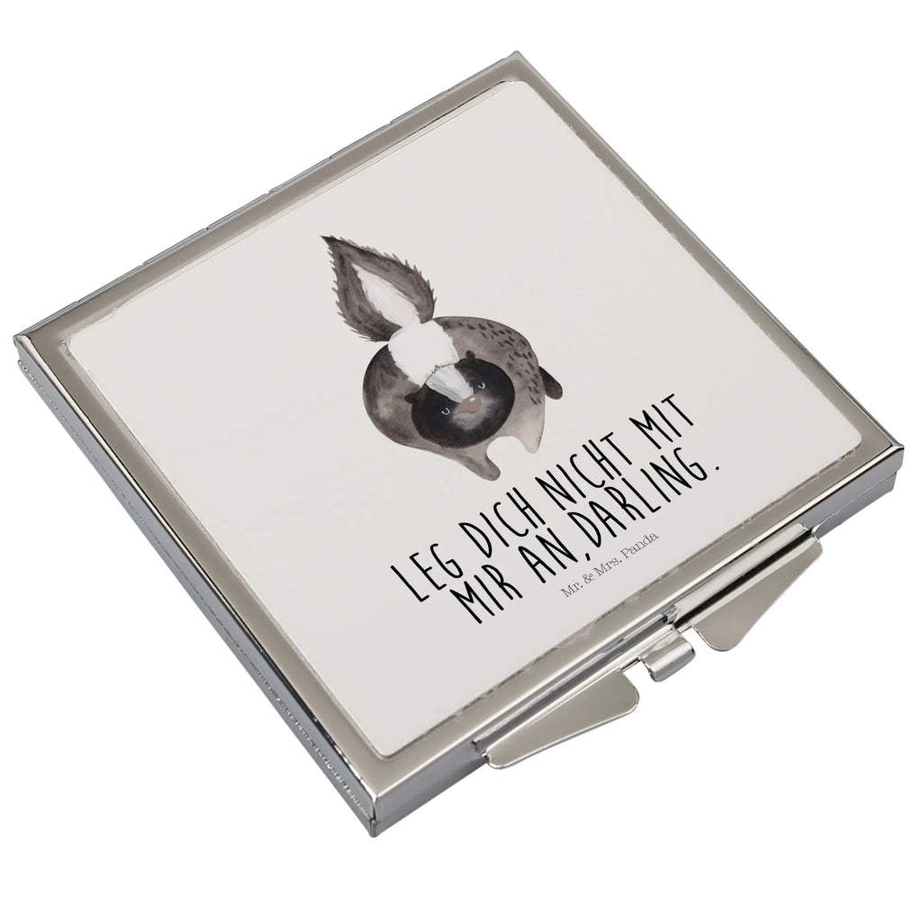 Handbag mirror skunk attack Vintage Kompaktspiegel, Taschenspiegel, Taschen-Kosmetikspiegel, Klappbarer Handspiegel, Schminkspiegel To Go, Klappspiegel, Silber, Tragbarer Spiegel, Deko Handspiegel, Quadratischer Handspiegel, Spiegel Für Unterwegs, Spiegel Für Make-Up Tasche, Spiegel Für Schminktasche, Handspiegel Geschenkidee, Design Taschenspiegel, Klappbarer Taschenspiegel, Reise Spiegel, Handspiegel Für Damen, Handtaschenspiegel, Spiegel Für Handtasche, Kompaktspiegel, Kosmetikspiegel Klein, Runder Taschenspiegel, Mini Spiegel, Schminkspiegel Kompakt, Handspiegel Mit Hülle, Handspiegel Zum Mitnehmen, Stinktier, Skunk, Raubtier, wütend, Stinki, Drohung, Wildtier, Stinker