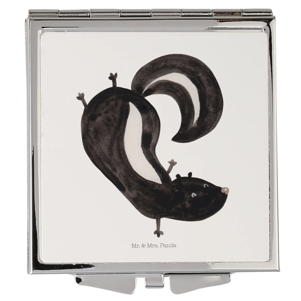 Kwadratowe lusterko do torebki skunks stojka Spiegel Für Unterwegs, Klappbarer Taschenspiegel, Spiegel Für Handtasche, Klappspiegel, Schminkspiegel To Go, Design Taschenspiegel, Kompaktspiegel, Mini Spiegel, Silber, Handspiegel Geschenkidee, Kosmetikspiegel Klein, Spiegel Für Make-Up Tasche, Handtaschenspiegel, Schminkspiegel Kompakt, Quadratischer Handspiegel, Handspiegel Mit Hülle, Spiegel Für Schminktasche, Vintage Kompaktspiegel, Taschen-Kosmetikspiegel, Tragbarer Spiegel, Handspiegel Für Damen, Reise Spiegel, Handspiegel Zum Mitnehmen, Taschenspiegel, Runder Taschenspiegel, Deko Handspiegel, Klappbarer Handspiegel, Stinktier, Skunk, Stinki, Stinker, Raubtier, Spielplatz, Kind, Verpielt, Wildtier