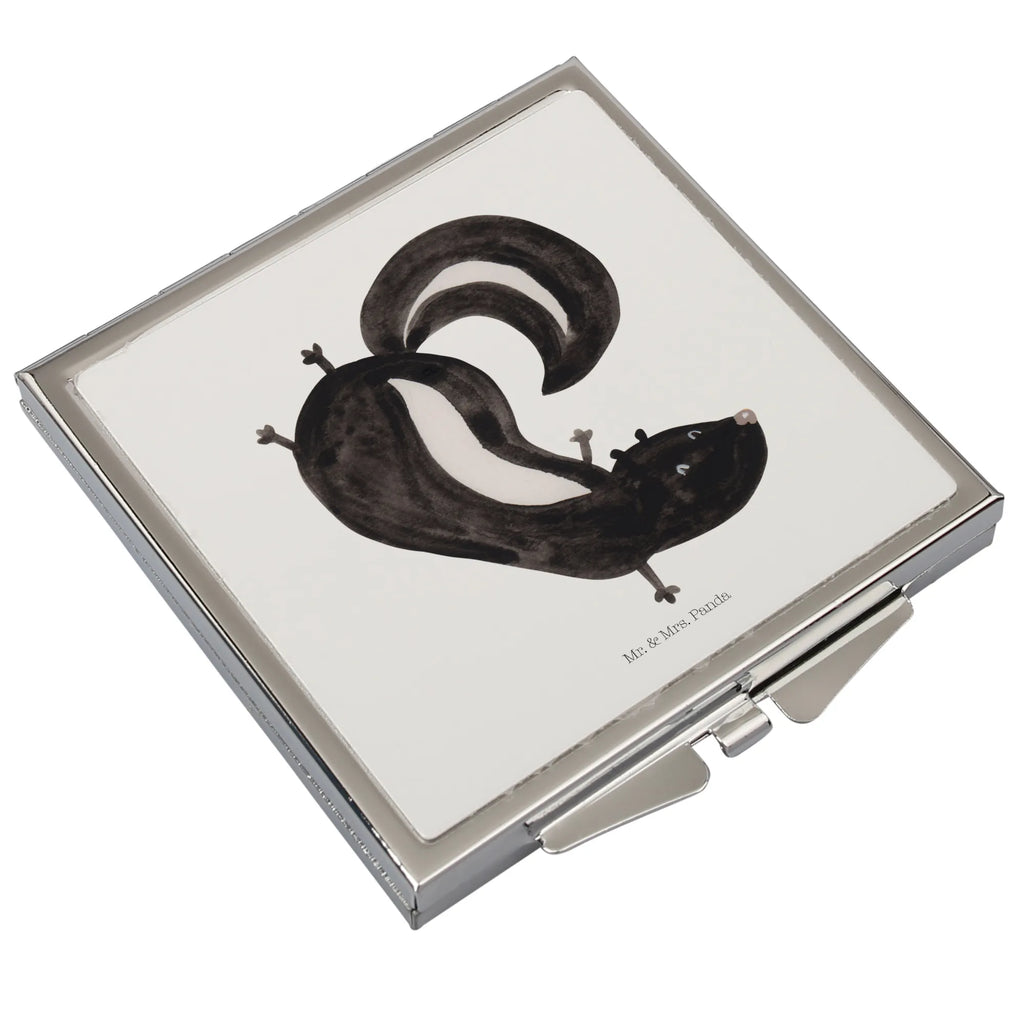 Kwadratowe lusterko do torebki skunks stojka Spiegel Für Unterwegs, Klappbarer Taschenspiegel, Spiegel Für Handtasche, Klappspiegel, Schminkspiegel To Go, Design Taschenspiegel, Kompaktspiegel, Mini Spiegel, Silber, Handspiegel Geschenkidee, Kosmetikspiegel Klein, Spiegel Für Make-Up Tasche, Handtaschenspiegel, Schminkspiegel Kompakt, Quadratischer Handspiegel, Handspiegel Mit Hülle, Spiegel Für Schminktasche, Vintage Kompaktspiegel, Taschen-Kosmetikspiegel, Tragbarer Spiegel, Handspiegel Für Damen, Reise Spiegel, Handspiegel Zum Mitnehmen, Taschenspiegel, Runder Taschenspiegel, Deko Handspiegel, Klappbarer Handspiegel, Stinktier, Skunk, Stinki, Stinker, Raubtier, Spielplatz, Kind, Verpielt, Wildtier