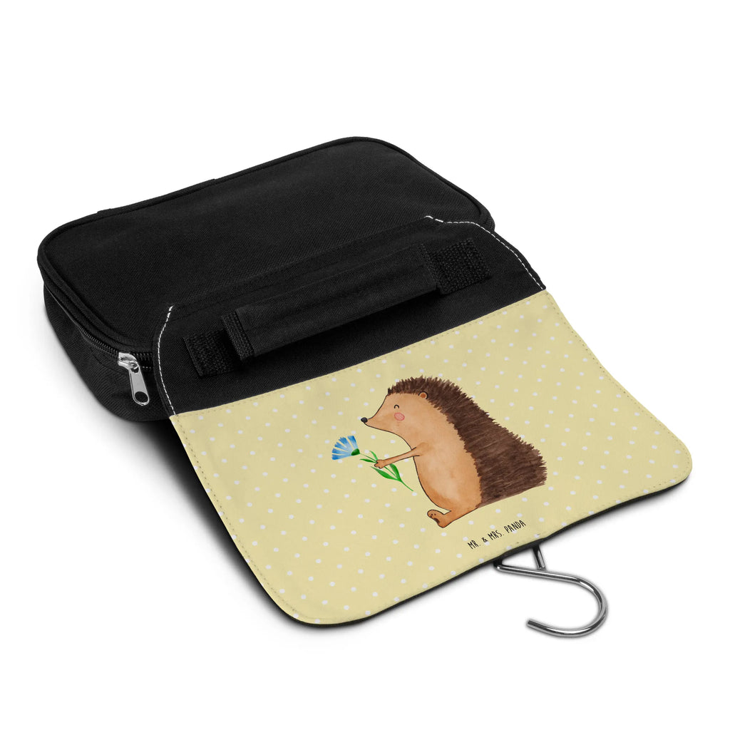 Kosmetyczka jeż Kwiaty Motywy zwierzęce, dobra energia, zabawne powiedzonka, zwierzęta