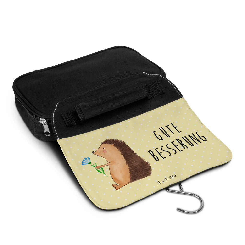 Kosmetyczka jeż Kwiaty Motywy zwierzęce, dobra energia, zabawne powiedzonka, zwierzęta