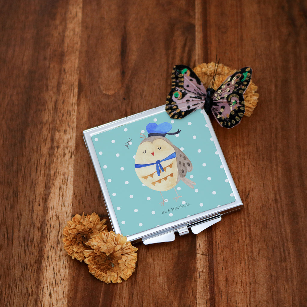 Handbag mirror Owl sailor Handtaschenspiegel, Klappspiegel, Deko Handspiegel, Handspiegel Für Damen, Taschenspiegel, Runder Taschenspiegel, Spiegel Für Make-Up Tasche, Taschen-Kosmetikspiegel, Handspiegel Mit Hülle, Vintage Kompaktspiegel, Design Taschenspiegel, Spiegel Für Schminktasche, Schminkspiegel Kompakt, Handspiegel Geschenkidee, Mini Spiegel, Spiegel Für Unterwegs, Spiegel Für Handtasche, Kosmetikspiegel Klein, Klappbarer Taschenspiegel, Quadratischer Handspiegel, Handspiegel Zum Mitnehmen, Klappbarer Handspiegel, Tragbarer Spiegel, Reise Spiegel, Schminkspiegel To Go, Kompaktspiegel, Eule, Matrose, Freundin, Eule Spruch, Heimathafen, Ehe, Owl, Seefahrer, Hochzeitstag Geschenk, Wortspiel lustig, Eule Deko