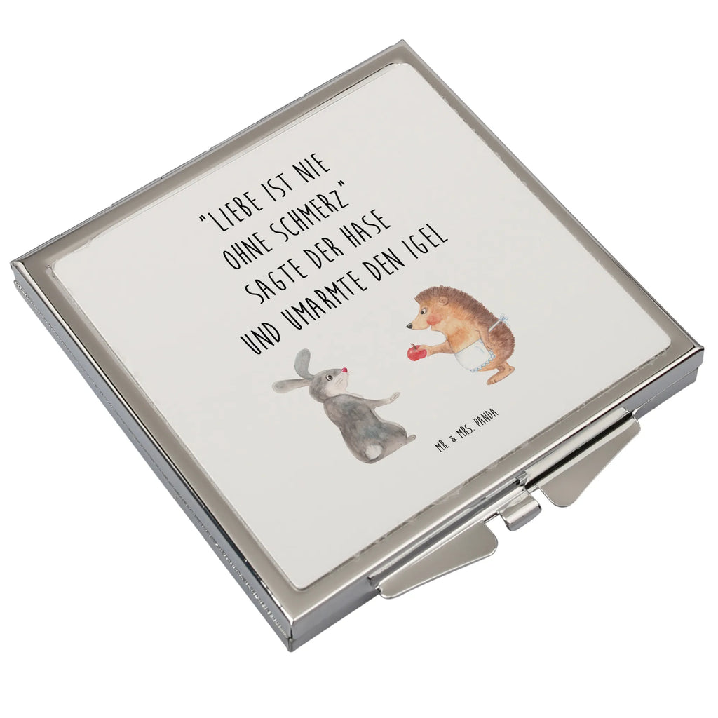 Handtaschenspiegel quadratisch Hase Igel Reise Spiegel, Handspiegel Geschenkidee, Handspiegel Für Damen, Quadratischer Handspiegel, Klappbarer Taschenspiegel, Spiegel Für Unterwegs, Deko Handspiegel, Taschenspiegel, Taschen-Kosmetikspiegel, Spiegel Für Schminktasche, Mini Spiegel, Handspiegel Zum Mitnehmen, Schminkspiegel To Go, Tragbarer Spiegel, Klappbarer Handspiegel, Runder Taschenspiegel, Schminkspiegel Kompakt, Klappspiegel, Handspiegel Mit Hülle, Kosmetikspiegel Klein, Kompaktspiegel, Design Taschenspiegel, Spiegel Für Handtasche, Handtaschenspiegel, Spiegel Für Make-Up Tasche, Silber, Vintage Kompaktspiegel, Gute Laune, Lustige Sprüche, Tiermotive, Tiere, Igel, Herzschmerz, Spruch Romantisch, Hase, Liebeskummer Geschenk, Igel und Hase, Trennungsschmerz, Trösten, Liebe Spruch