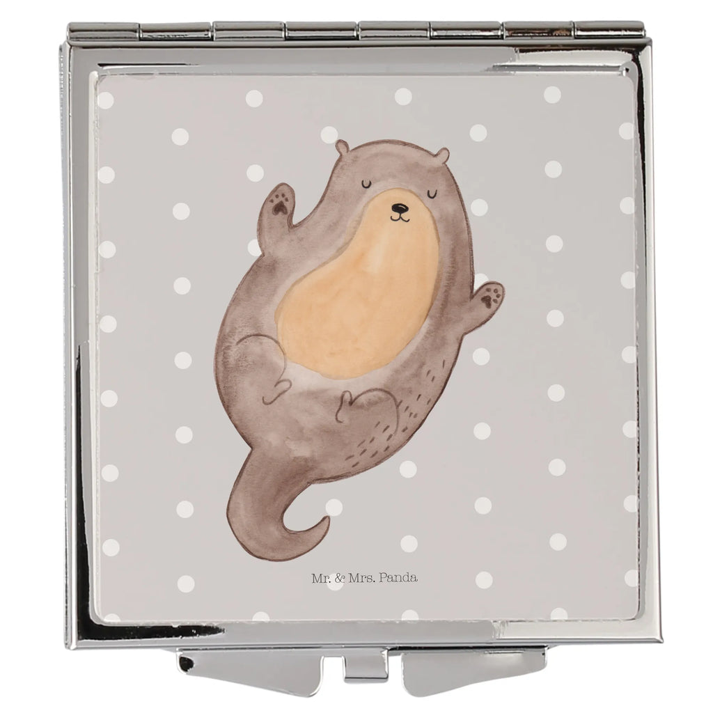 Handtaschenspiegel quadratisch Otter Umarmen Handspiegel Mit Hülle, Spiegel Für Handtasche, Handtaschenspiegel, Deko Handspiegel, Taschen-Kosmetikspiegel, Handspiegel Zum Mitnehmen, Spiegel Für Schminktasche, Mini Spiegel, Taschenspiegel, Handspiegel Geschenkidee, Quadratischer Handspiegel, Klappbarer Taschenspiegel, Vintage Kompaktspiegel, Schminkspiegel To Go, Spiegel Für Make-Up Tasche, Spiegel Für Unterwegs, Runder Taschenspiegel, Klappspiegel, Silber, Kosmetikspiegel Klein, Reise Spiegel, Schminkspiegel Kompakt, Design Taschenspiegel, Klappbarer Handspiegel, Kompaktspiegel, Handspiegel Für Damen, Tragbarer Spiegel, Otter, Fischotter, Seeotter, Otter Seeotter See Otter