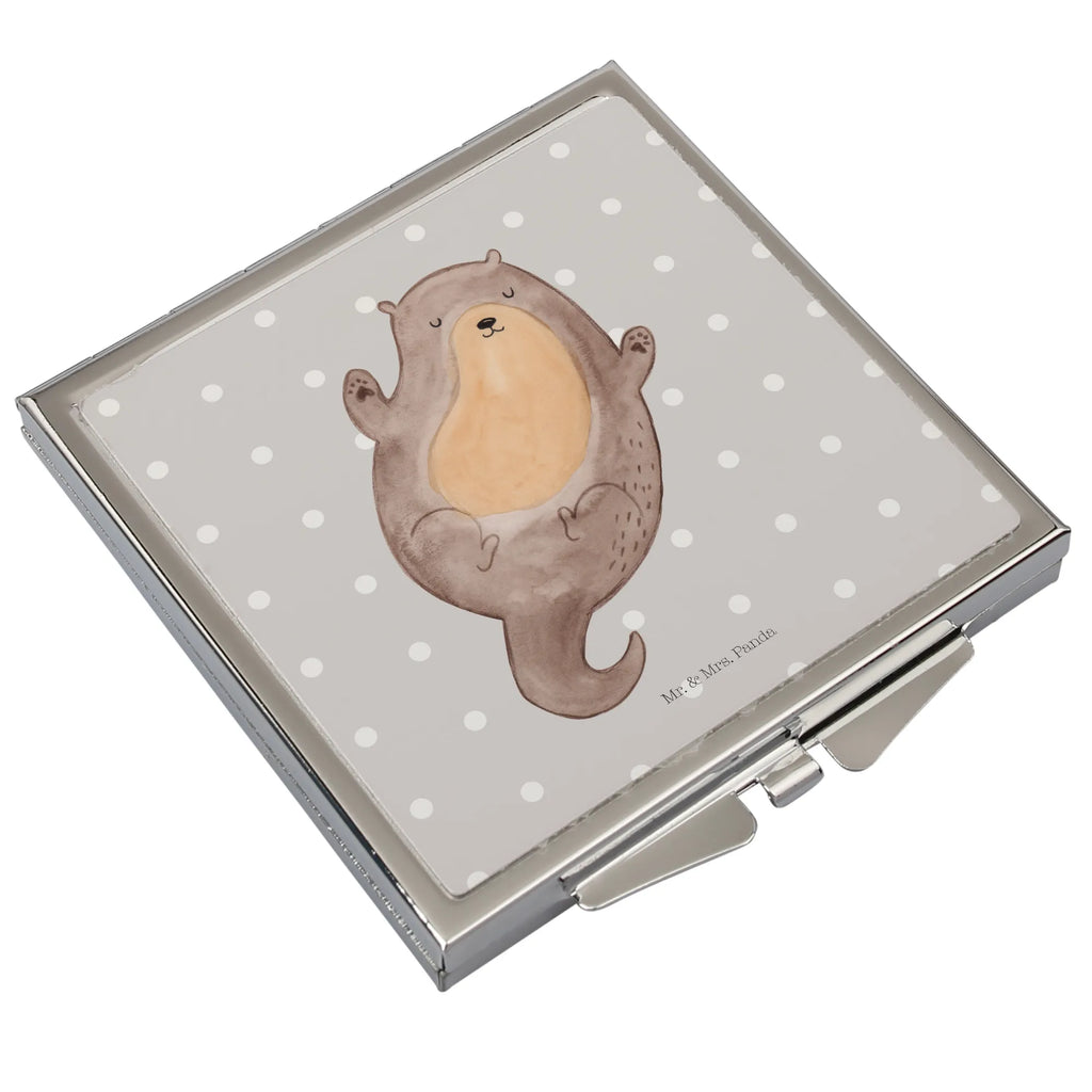 Handtaschenspiegel quadratisch Otter Umarmen Handspiegel Mit Hülle, Spiegel Für Handtasche, Handtaschenspiegel, Deko Handspiegel, Taschen-Kosmetikspiegel, Handspiegel Zum Mitnehmen, Spiegel Für Schminktasche, Mini Spiegel, Taschenspiegel, Handspiegel Geschenkidee, Quadratischer Handspiegel, Klappbarer Taschenspiegel, Vintage Kompaktspiegel, Schminkspiegel To Go, Spiegel Für Make-Up Tasche, Spiegel Für Unterwegs, Runder Taschenspiegel, Klappspiegel, Silber, Kosmetikspiegel Klein, Reise Spiegel, Schminkspiegel Kompakt, Design Taschenspiegel, Klappbarer Handspiegel, Kompaktspiegel, Handspiegel Für Damen, Tragbarer Spiegel, Otter, Fischotter, Seeotter, Otter Seeotter See Otter